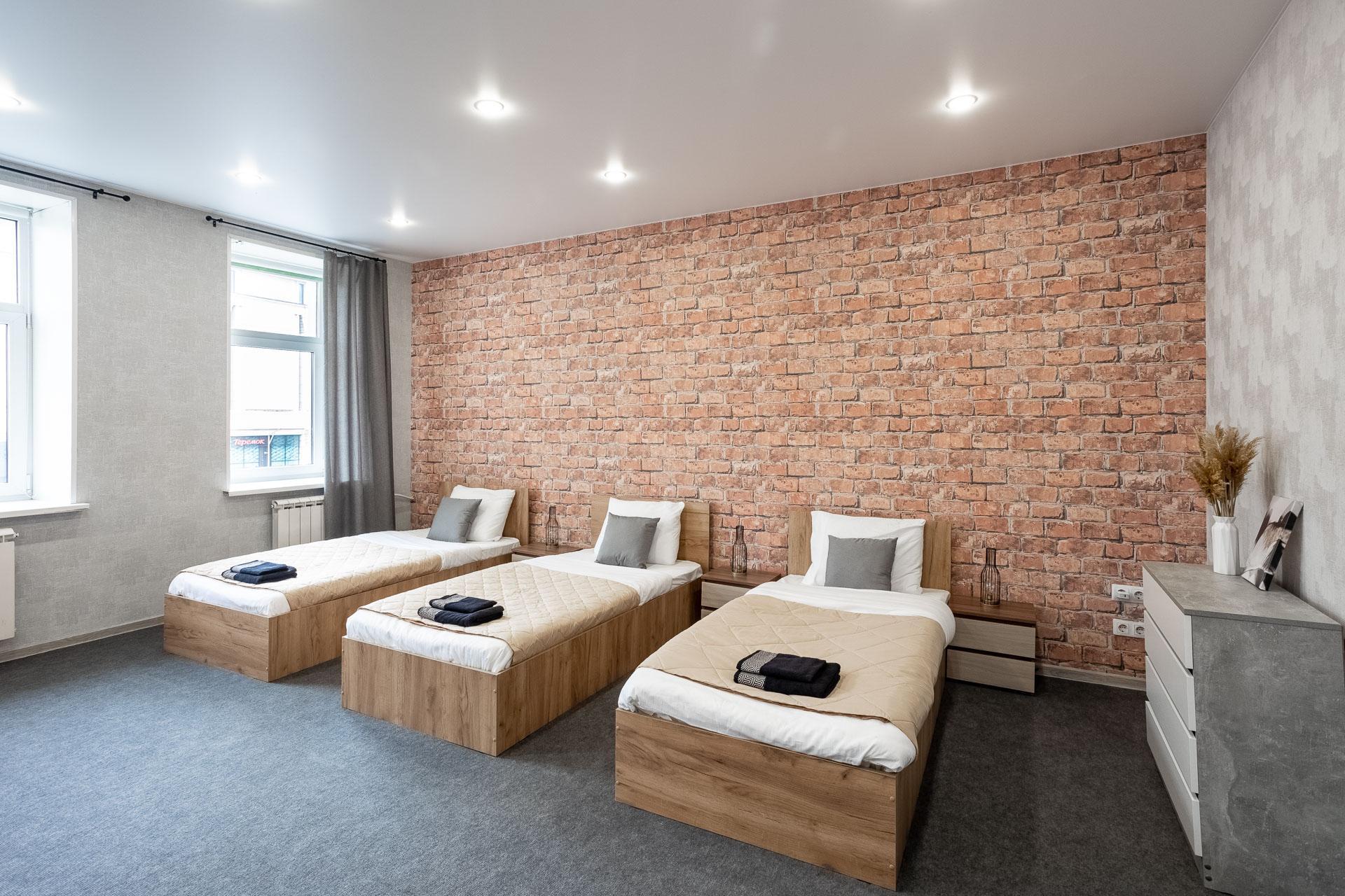 Кровать в общем 6-местном номере для женщин