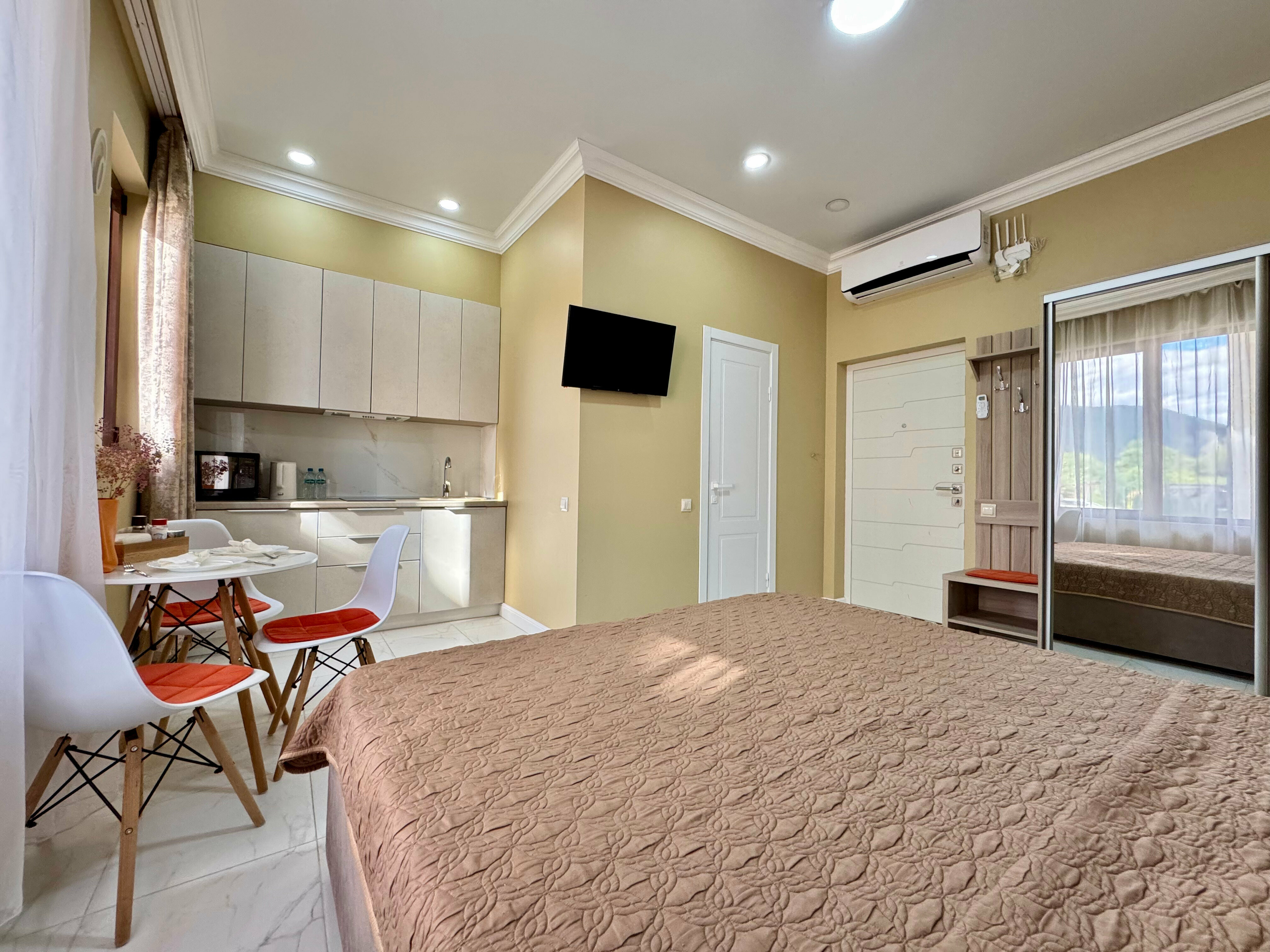 Двухместные апартаменты с видом на горы