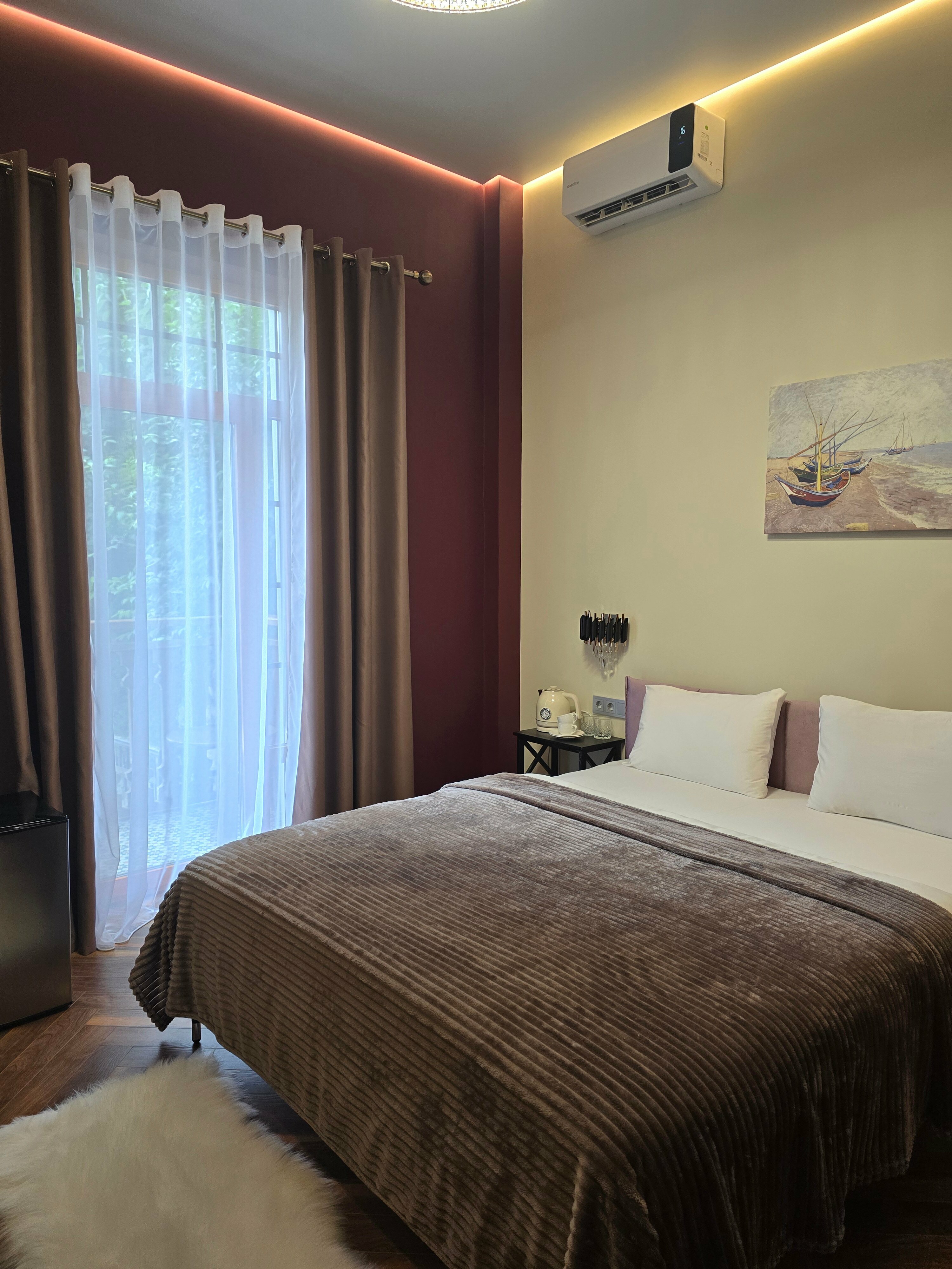 Двухместный номер с 1 кроватью и балконом