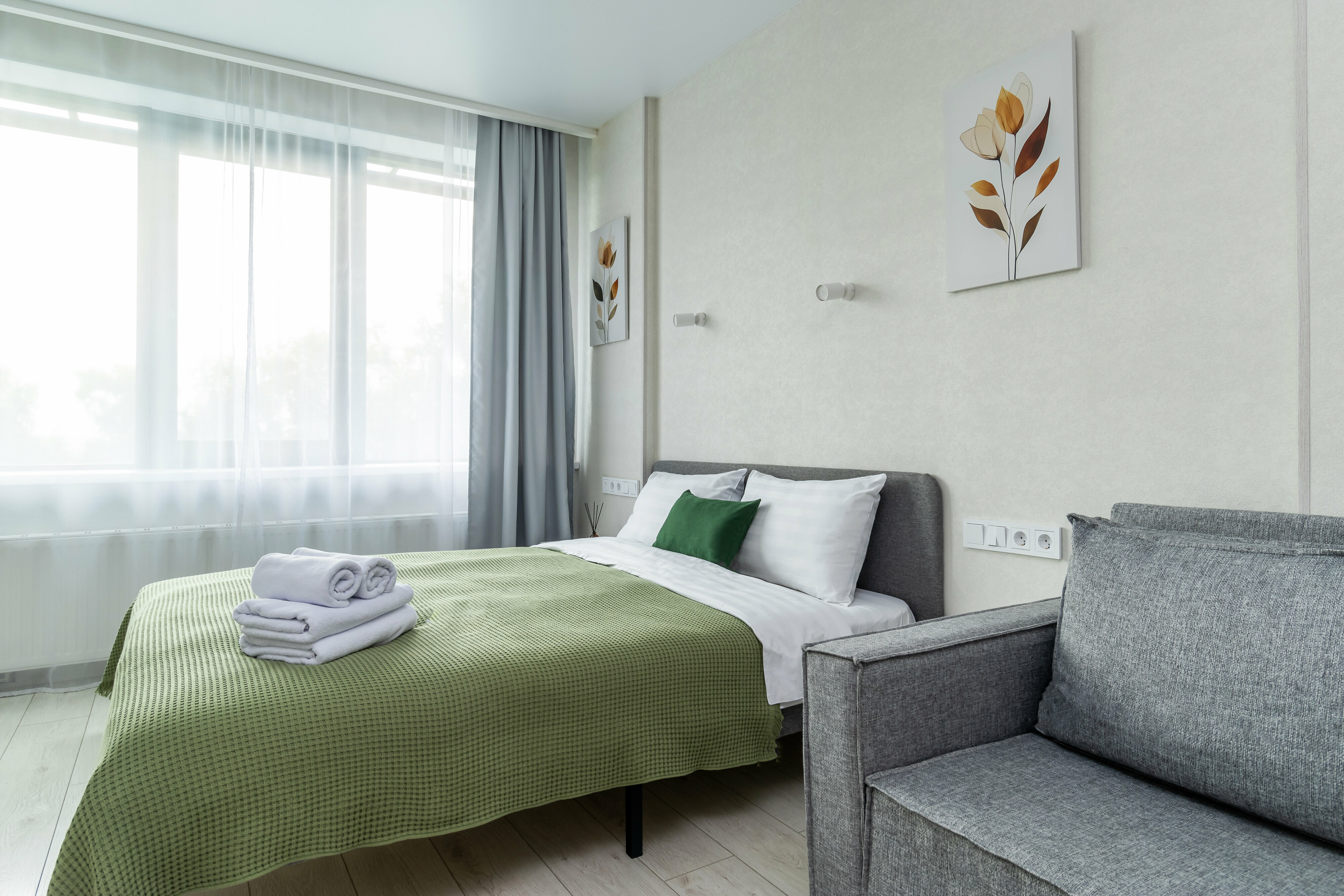 Cтудия Bloom с видом на лес