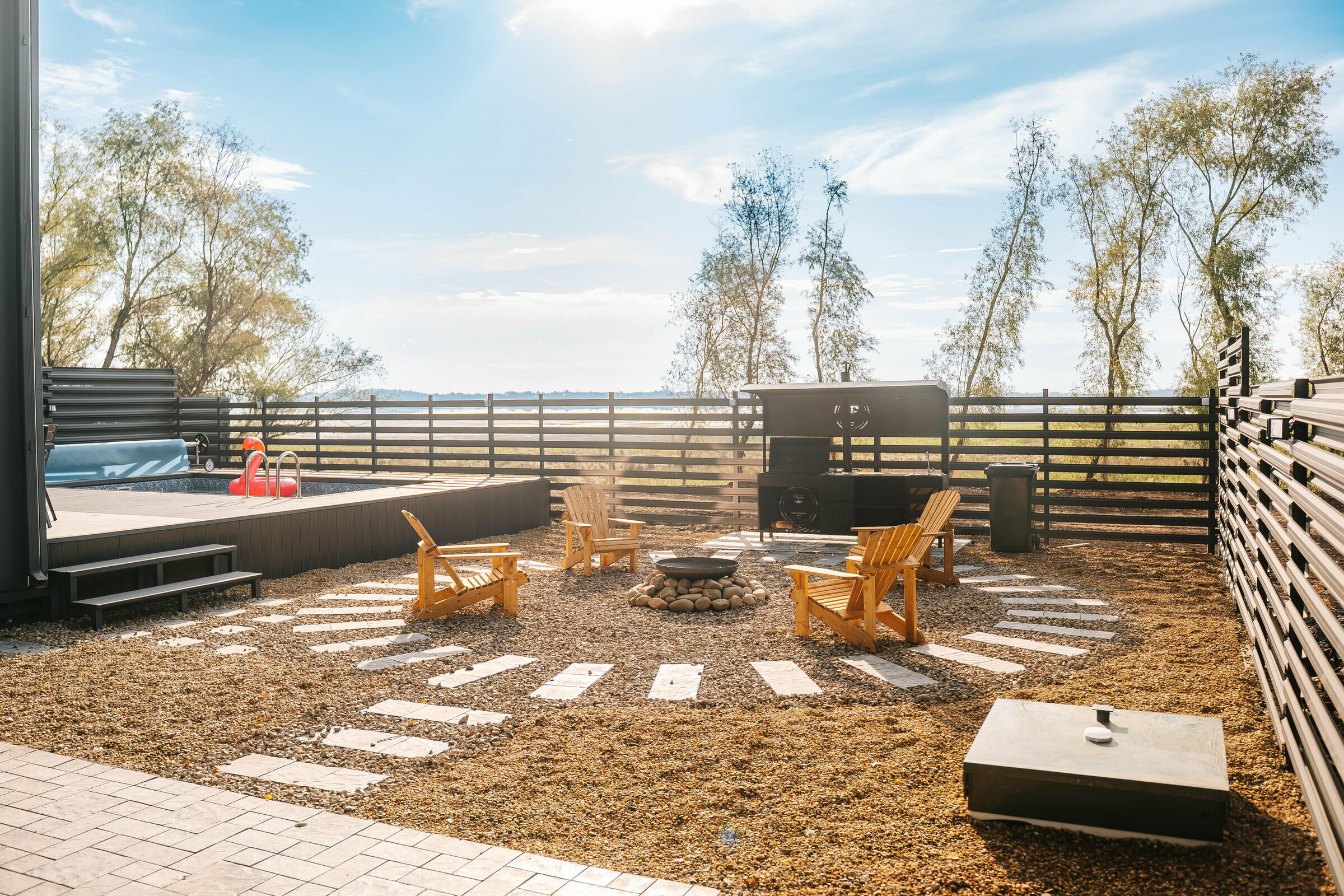 Дом  с горячим бассейном "ДЫХАНИЕ"