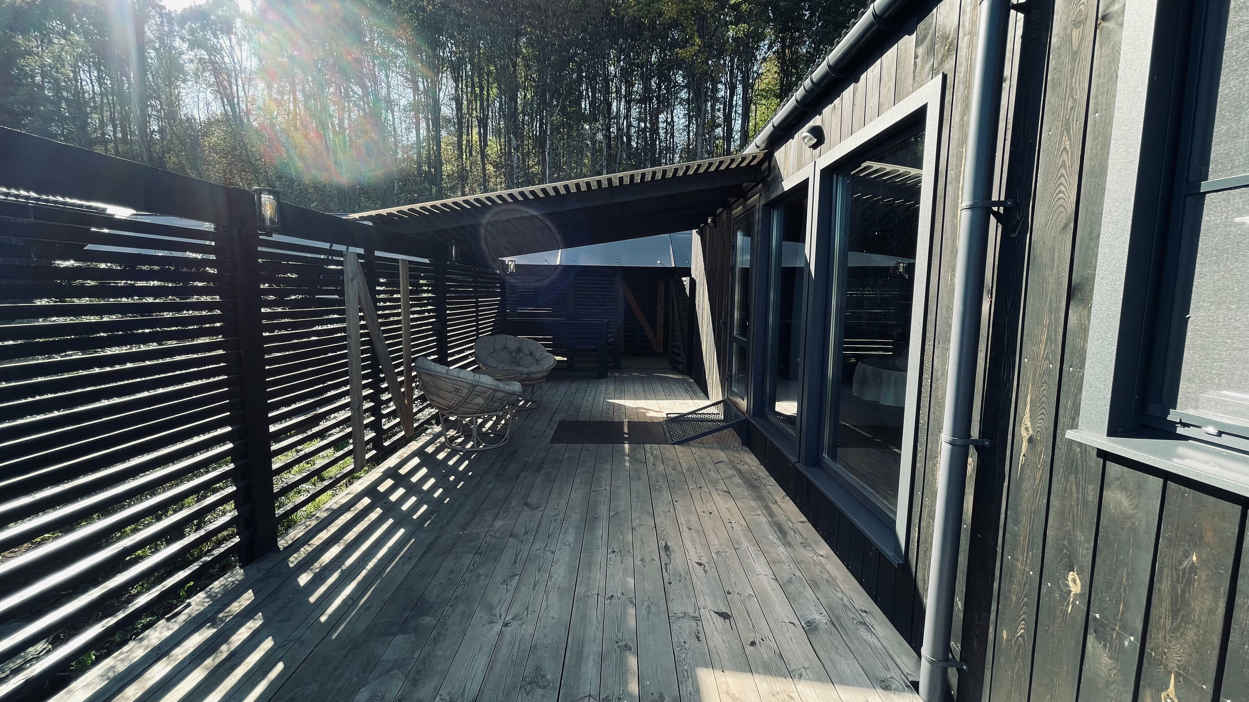 Барнхаус с видом на Волгу