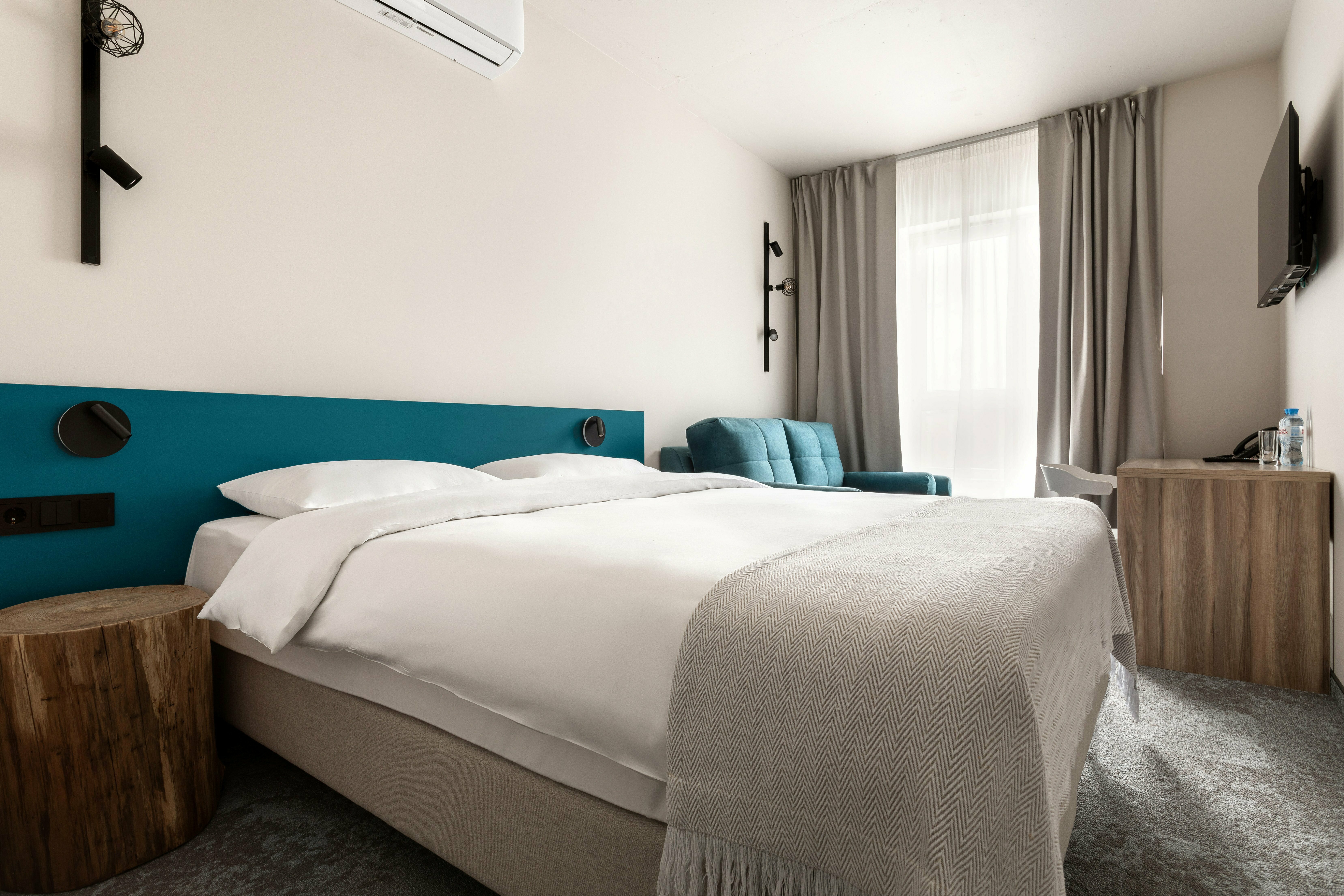 Семейный Супериор с 1 кроватью Queen-size или 2 односпальными кроватями 80х200см