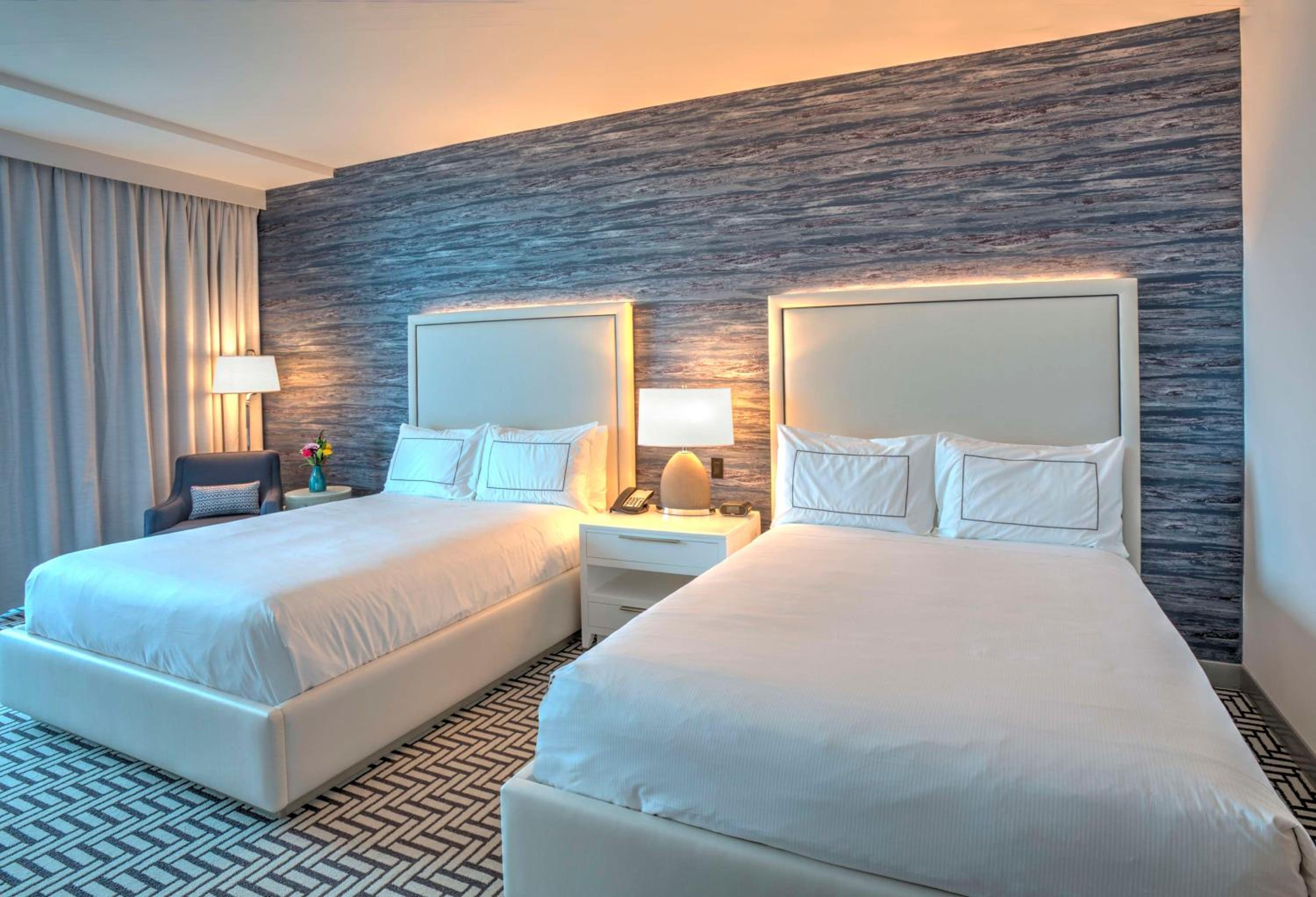 Premium Queen Room with Two Queen Beds and Balcony - Oceanfront