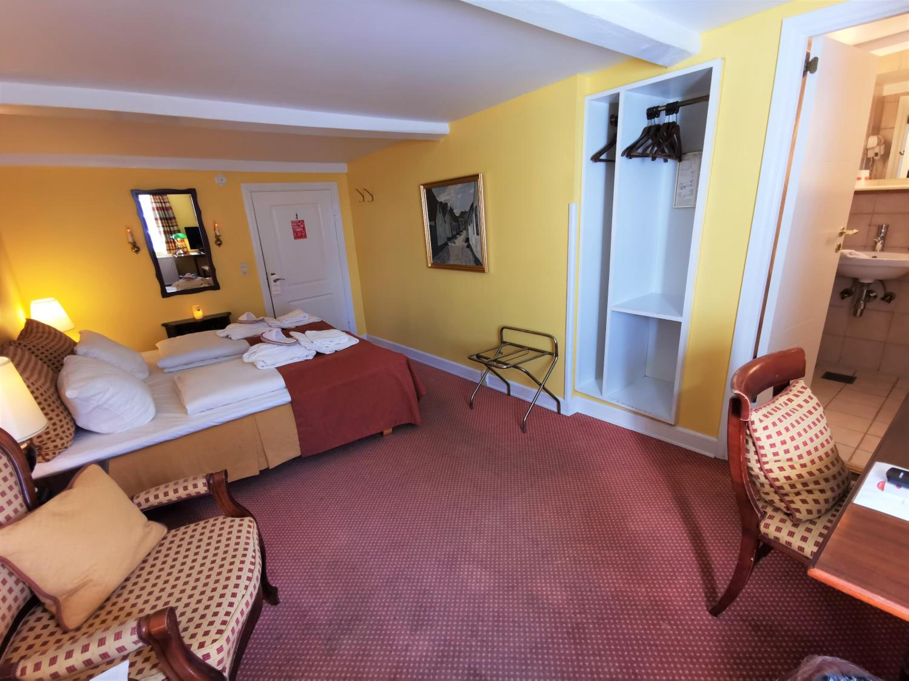 Double or Twin Room with View of the Catedral of Ribe