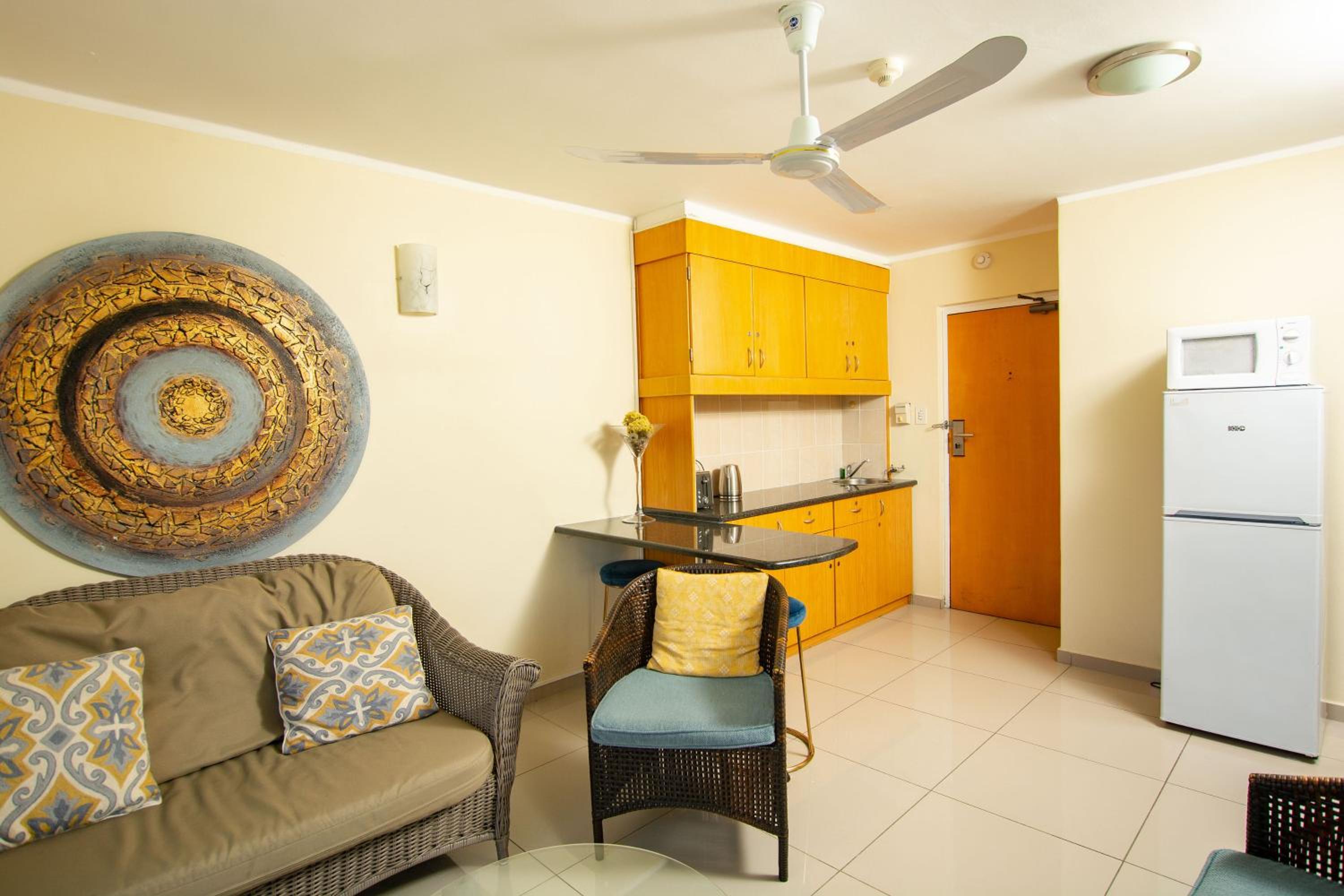 Family Room with Mountain View