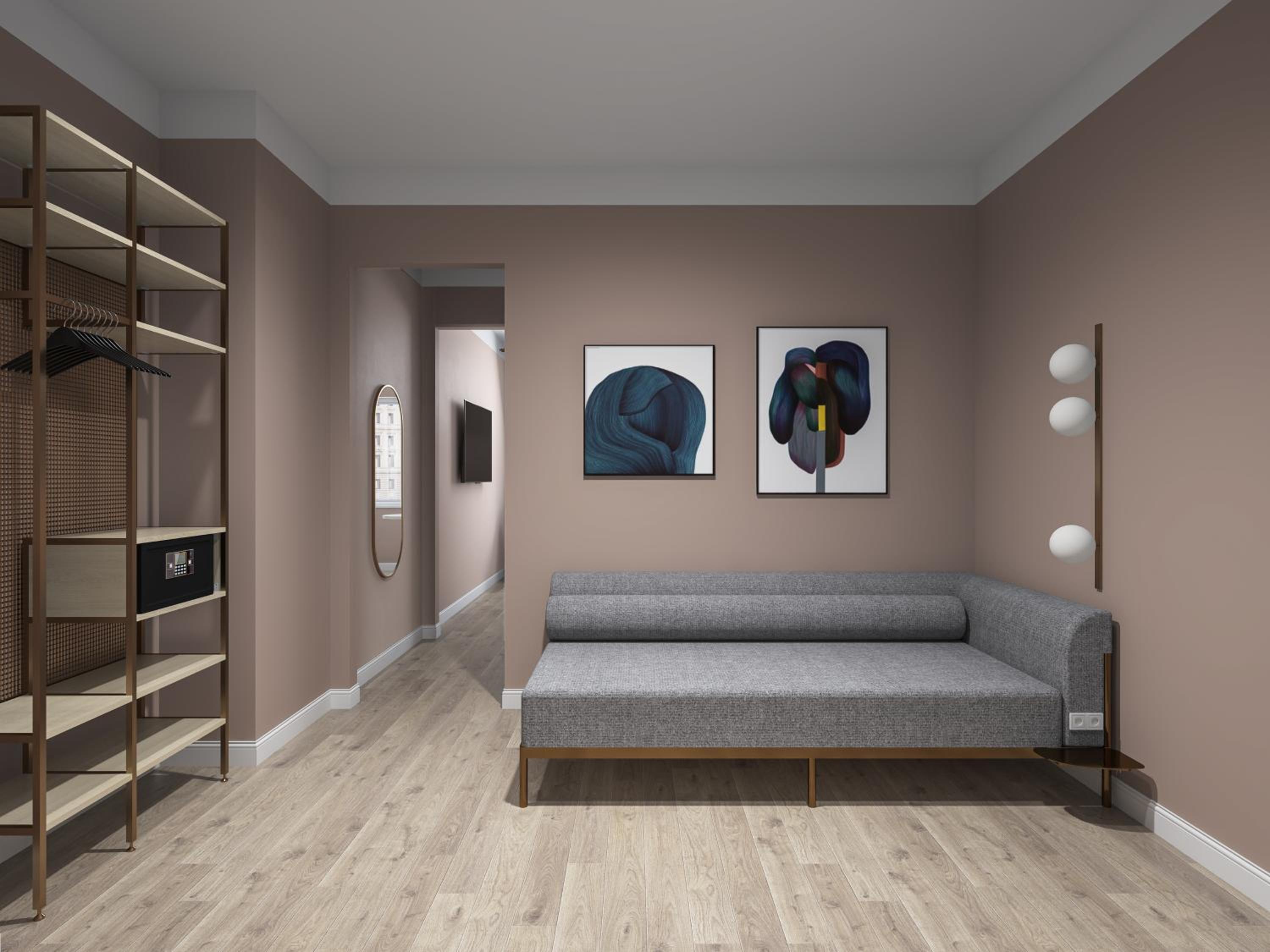 Large Room with Extra Single Bed