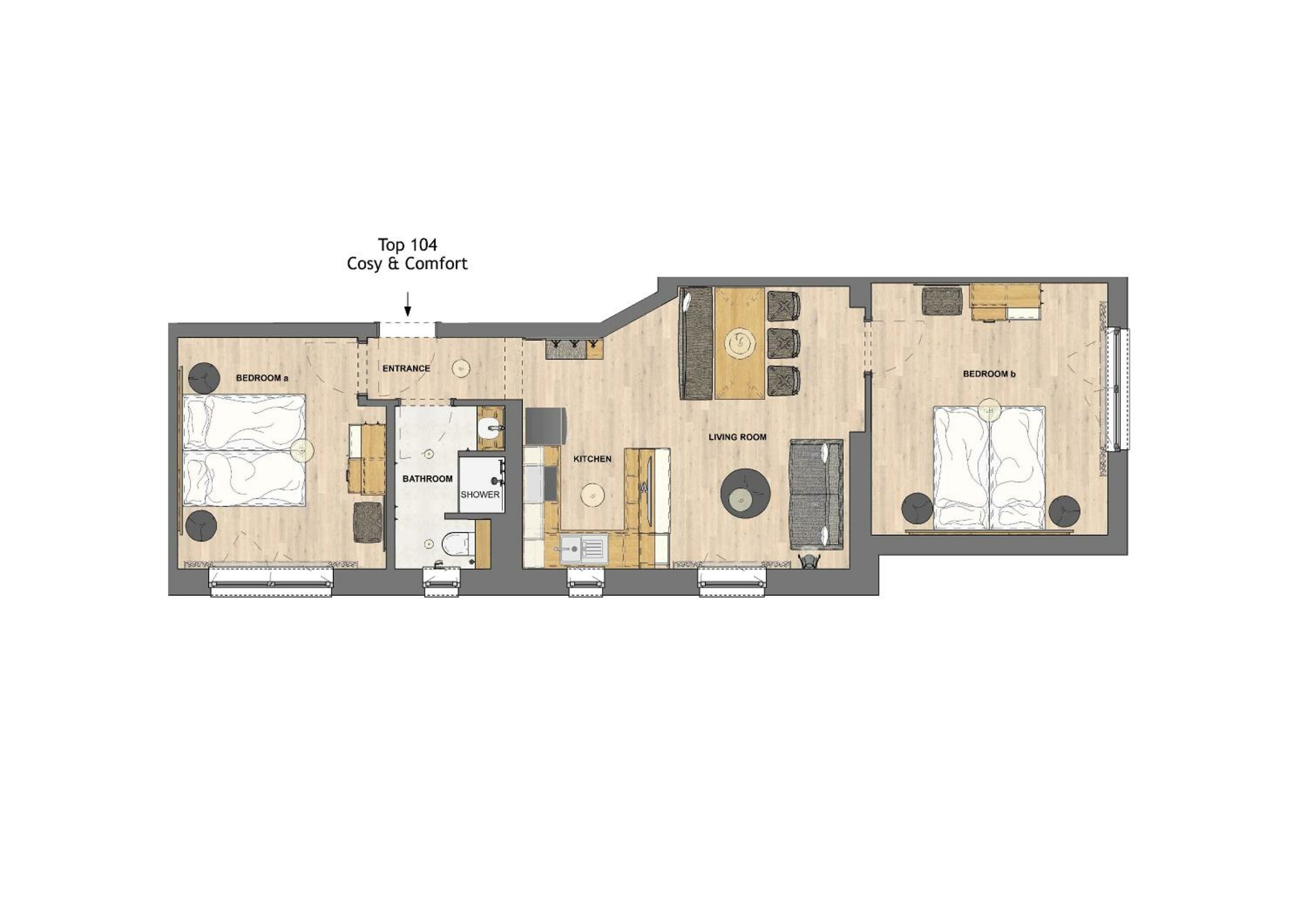 Two-Bedroom Apartment