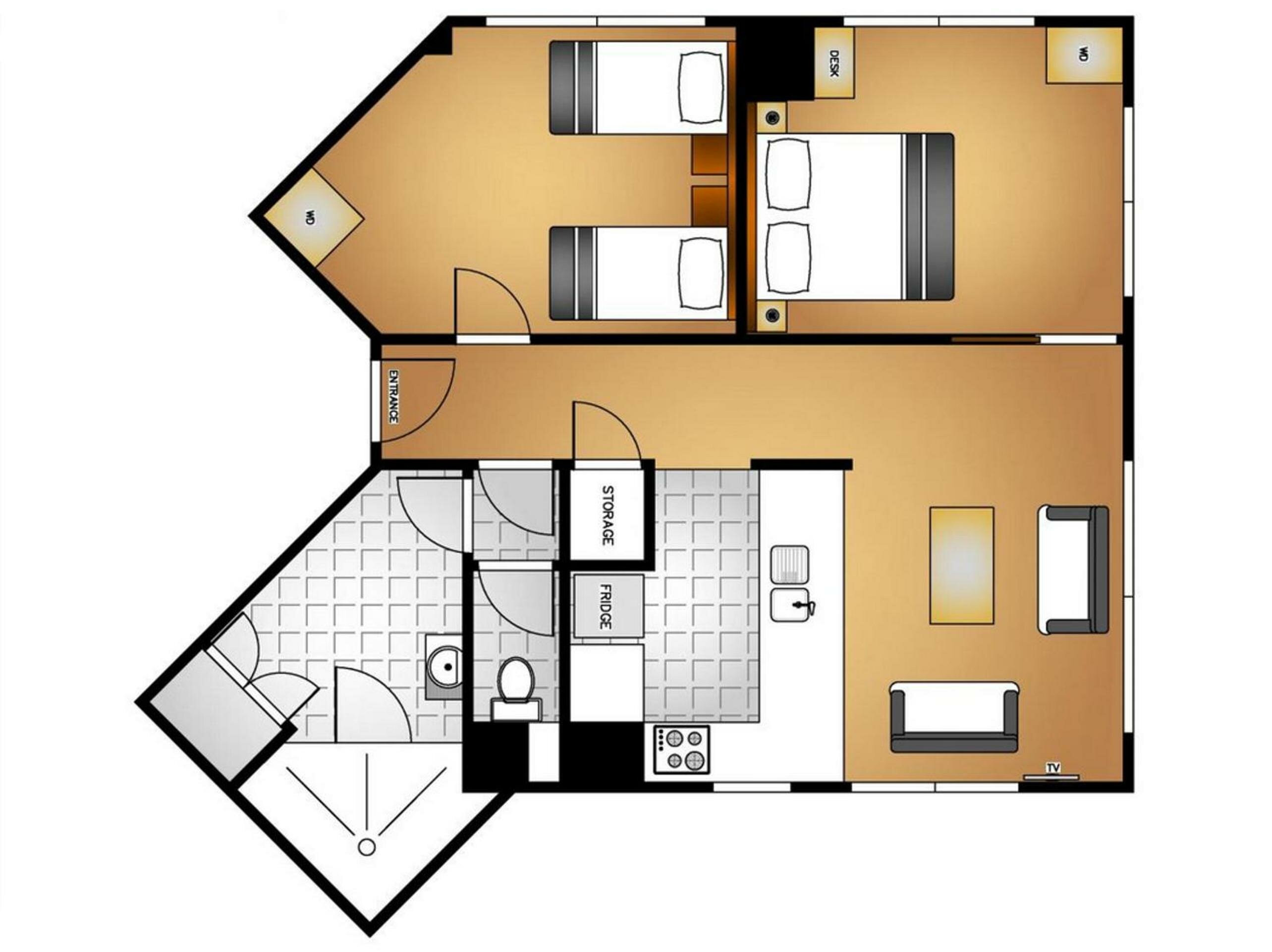 Two Bedroom Apartment 