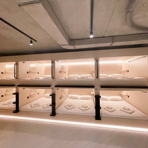 Двухместная нижняя капсула (удобства на этаже)