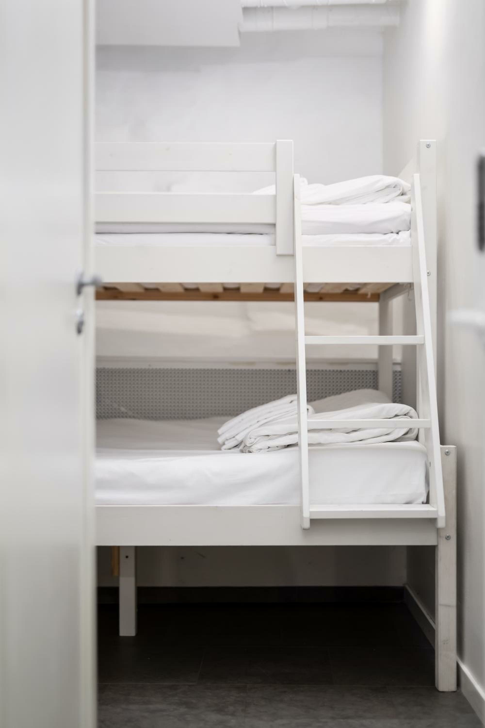 Compact Twin Room with Bunk Beds & Private Bathroom (Without Windows)