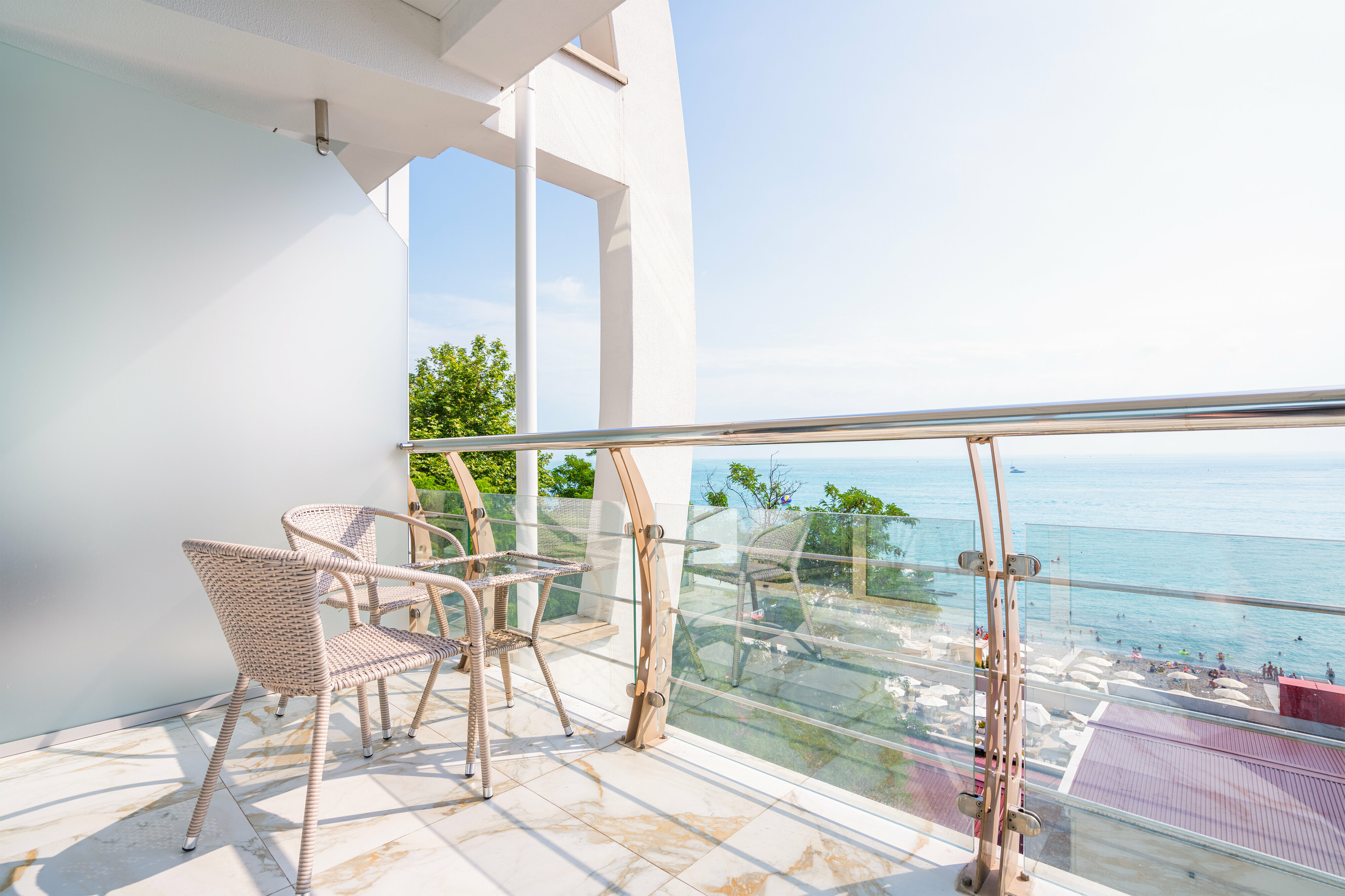 Апартаменты Luxe с панорамным видом на море