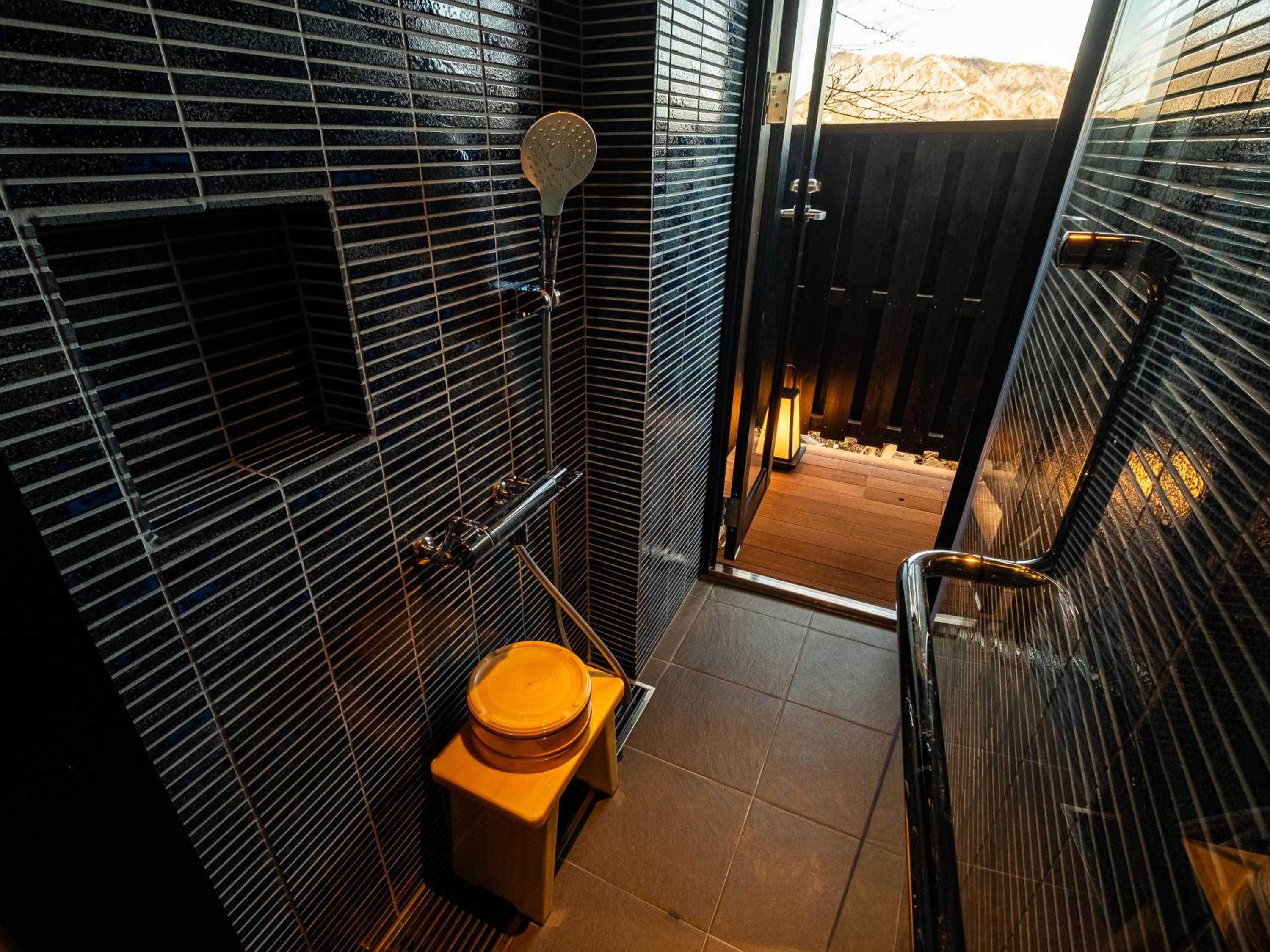 Japanese and Western style room 35㎡ Double or Twin Room with private open-air bath