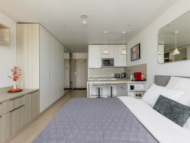 Студия с лучшим панорамным видом на город