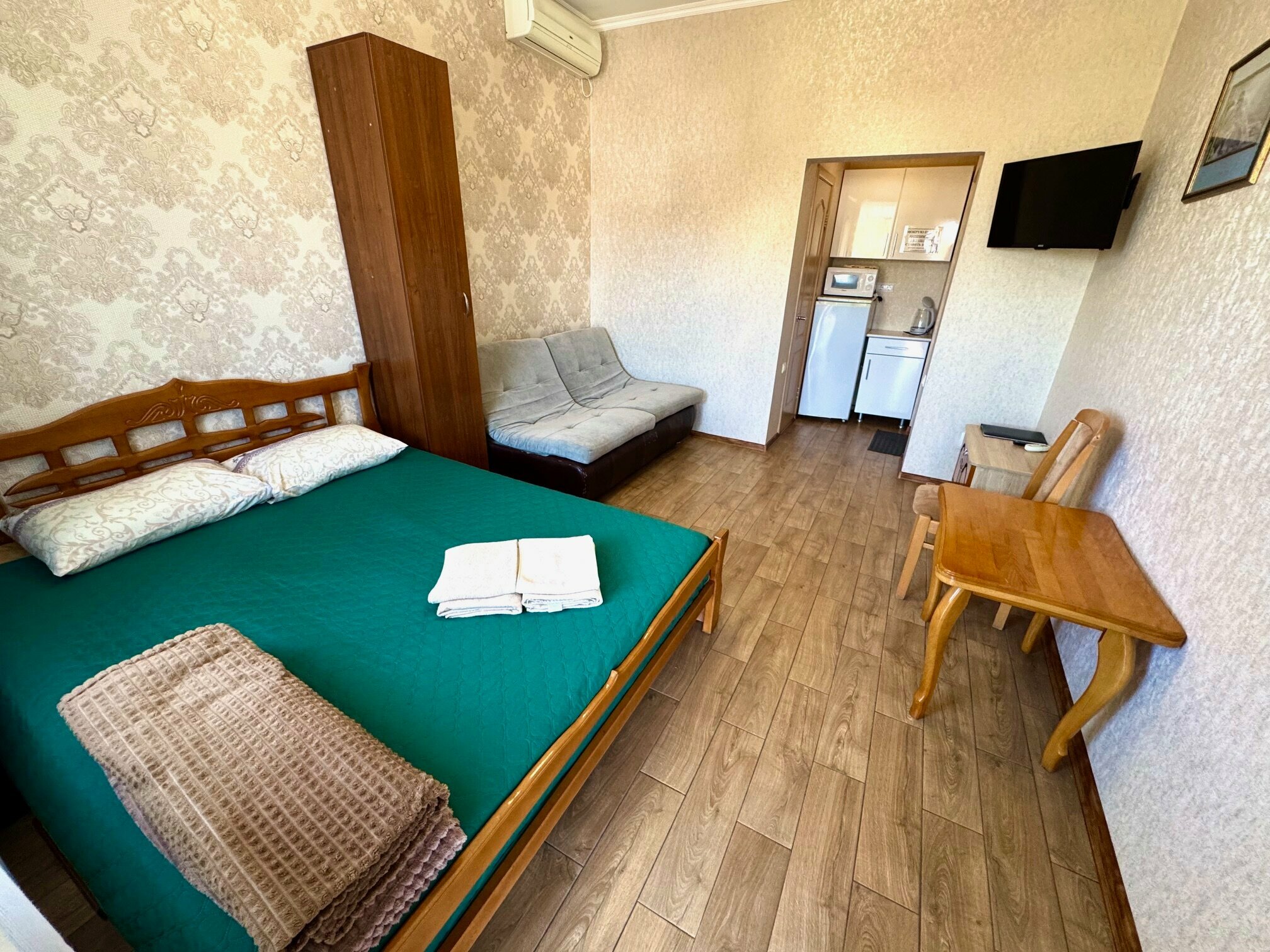 Двухместный номер Делюкс с 1 кроватью и балконом