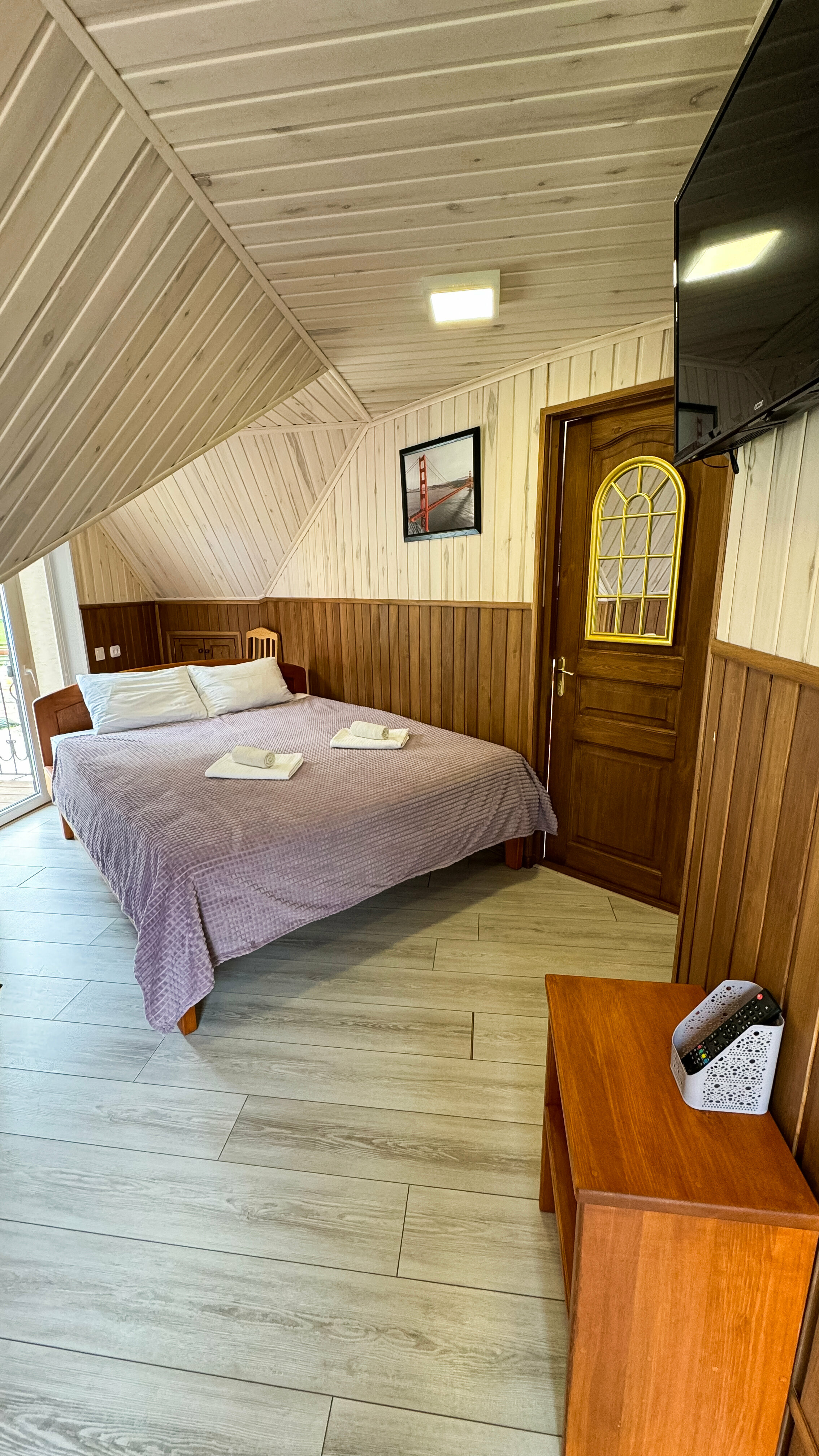 Двухместный номер с 1 кроватью и балконом