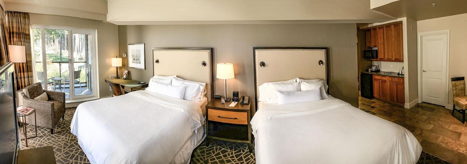 Accessible room with 2 queen beds