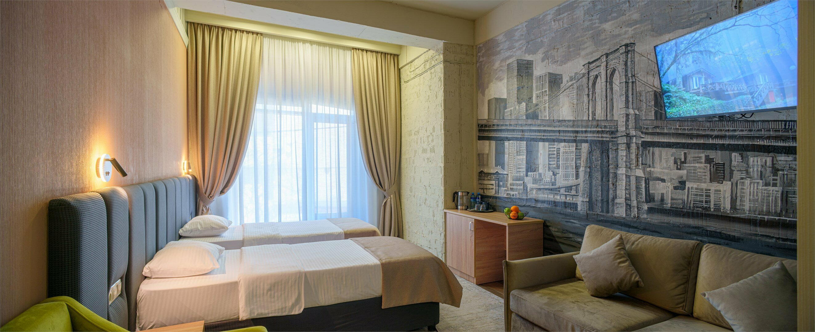 Двухместный номер с 2 отдельными кроватями