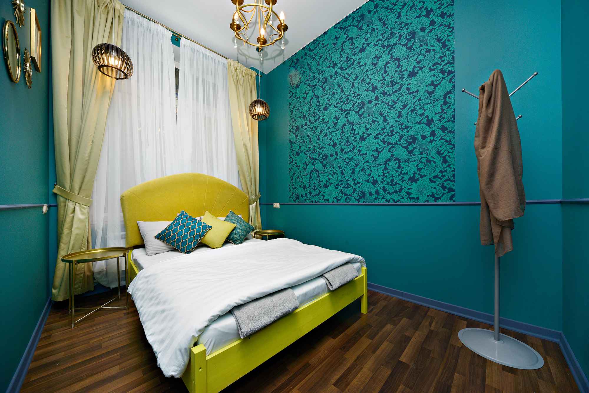 Двухместный номер с 1 кроватью и общей ванной комнатой