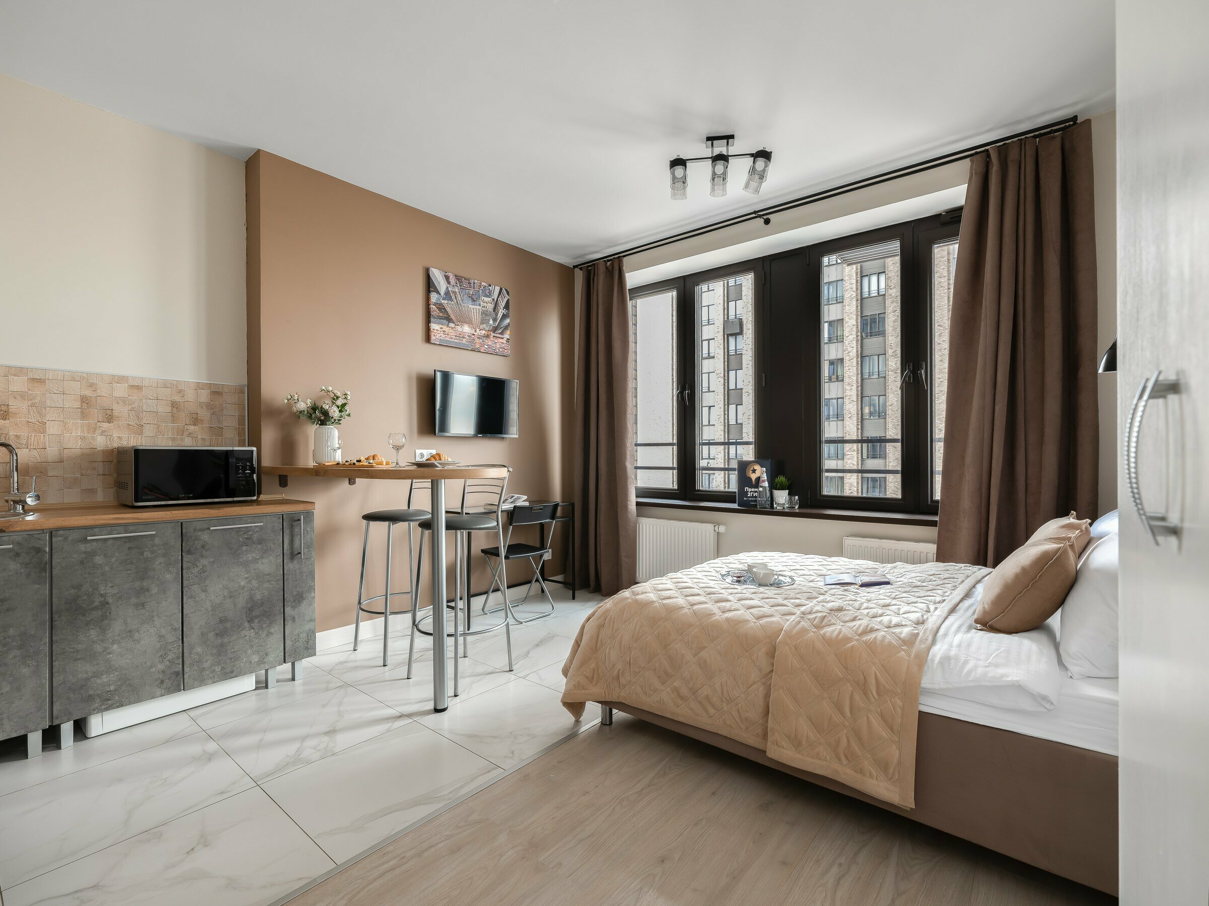 Orient - 2х местные делюкс апартаменты в "Савеловский-Сити" (23 этаж)