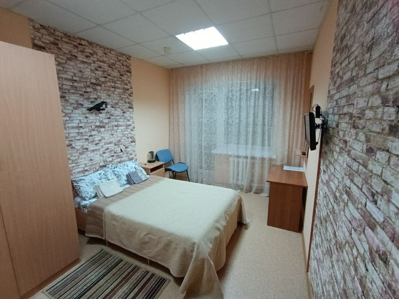 Двухместный номер с 1 кроватью и видом на парк