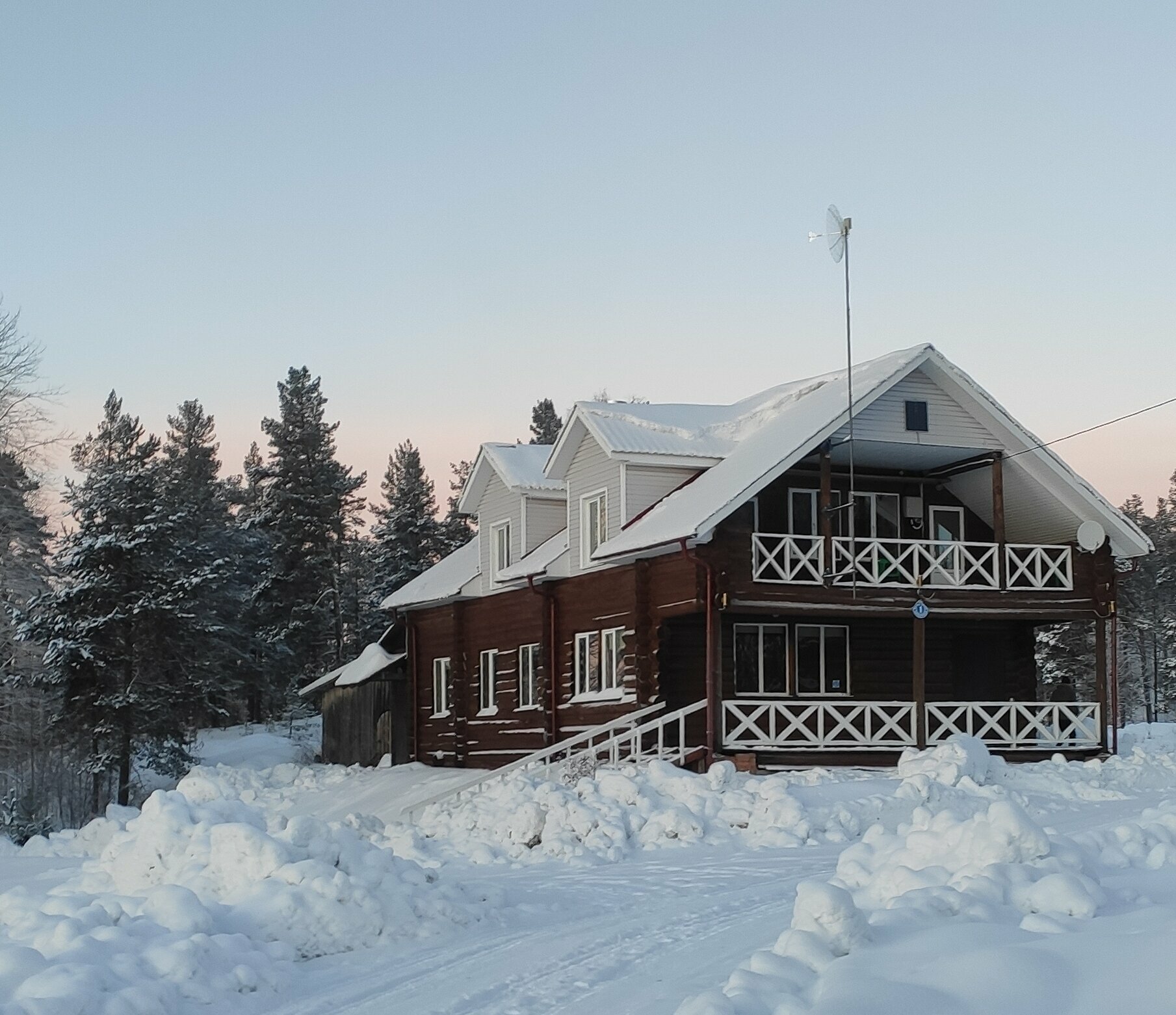 Коттедж с видом на озеро