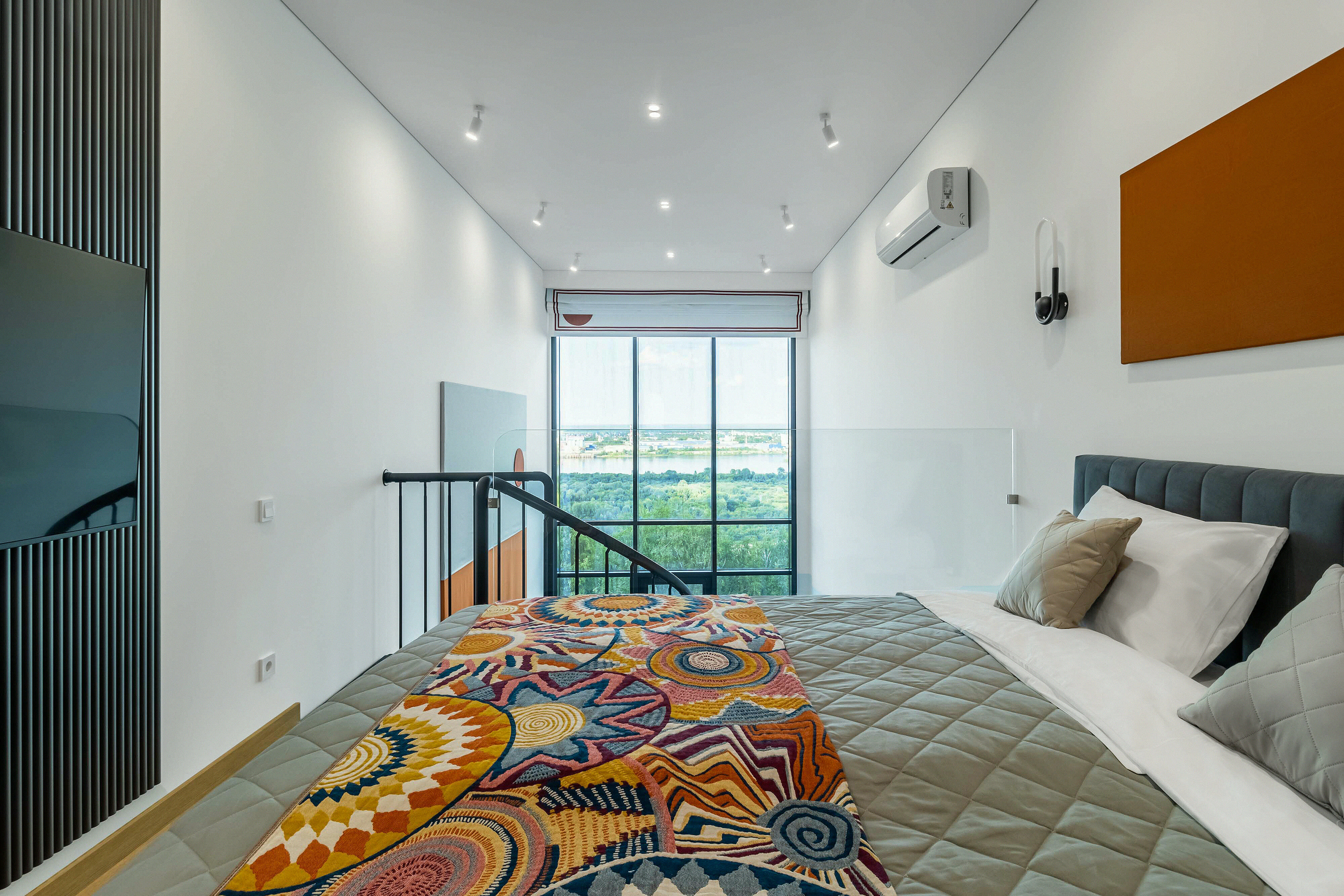 Двухуровневые апартаменты  с видом на Волгу