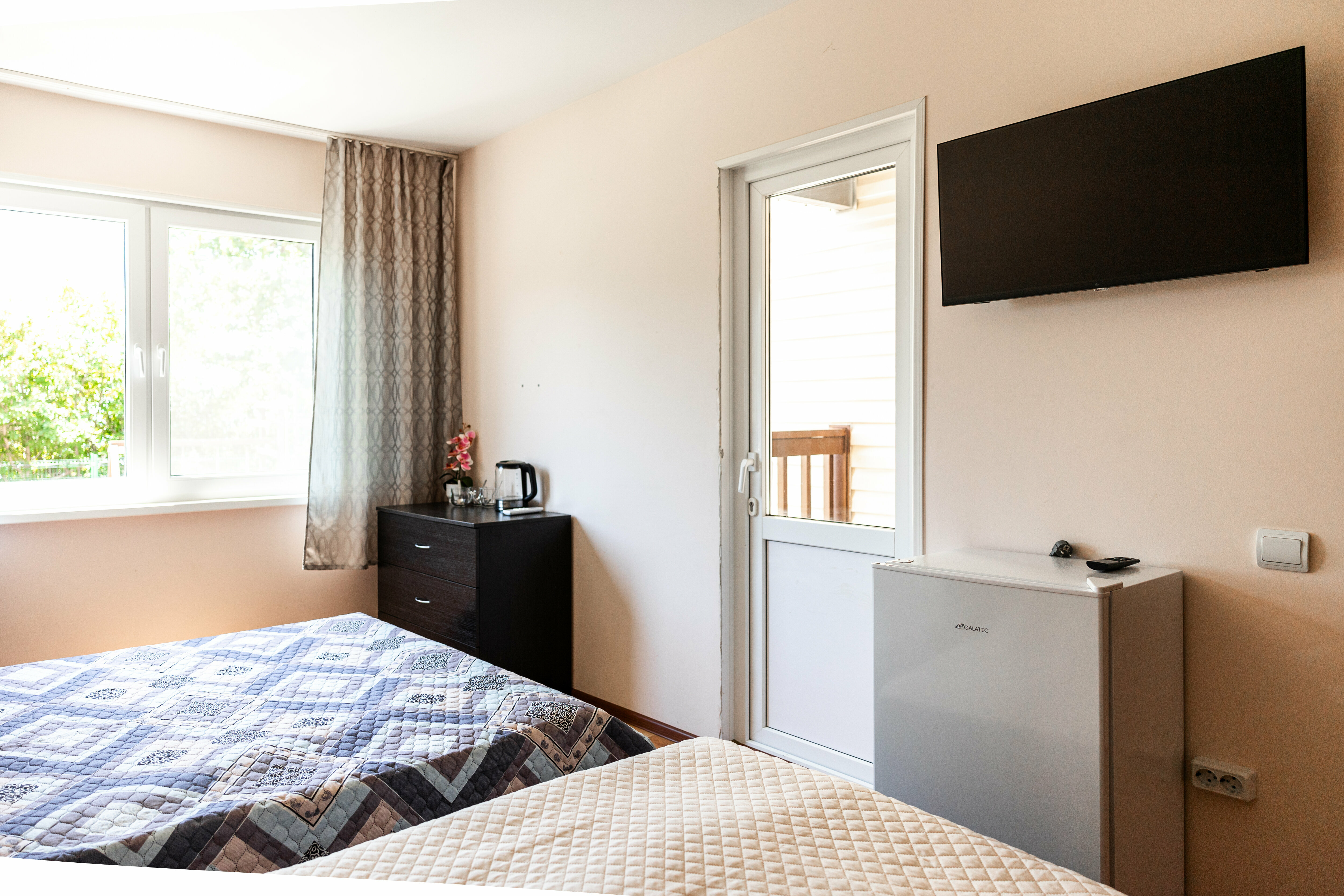 Трехместный номер с видом на море