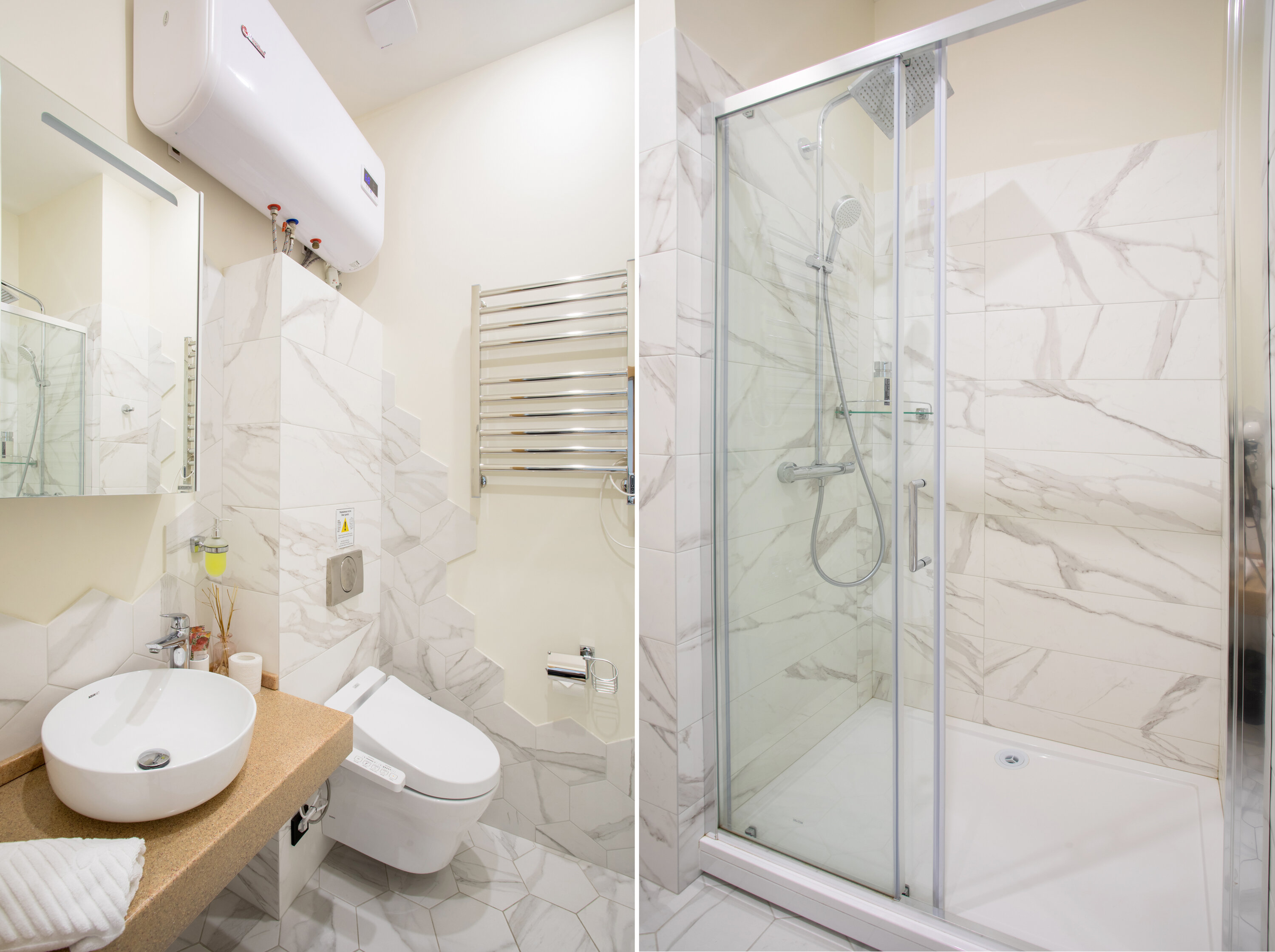 Двухместный номер с 2 отдельными кроватями, вид на море