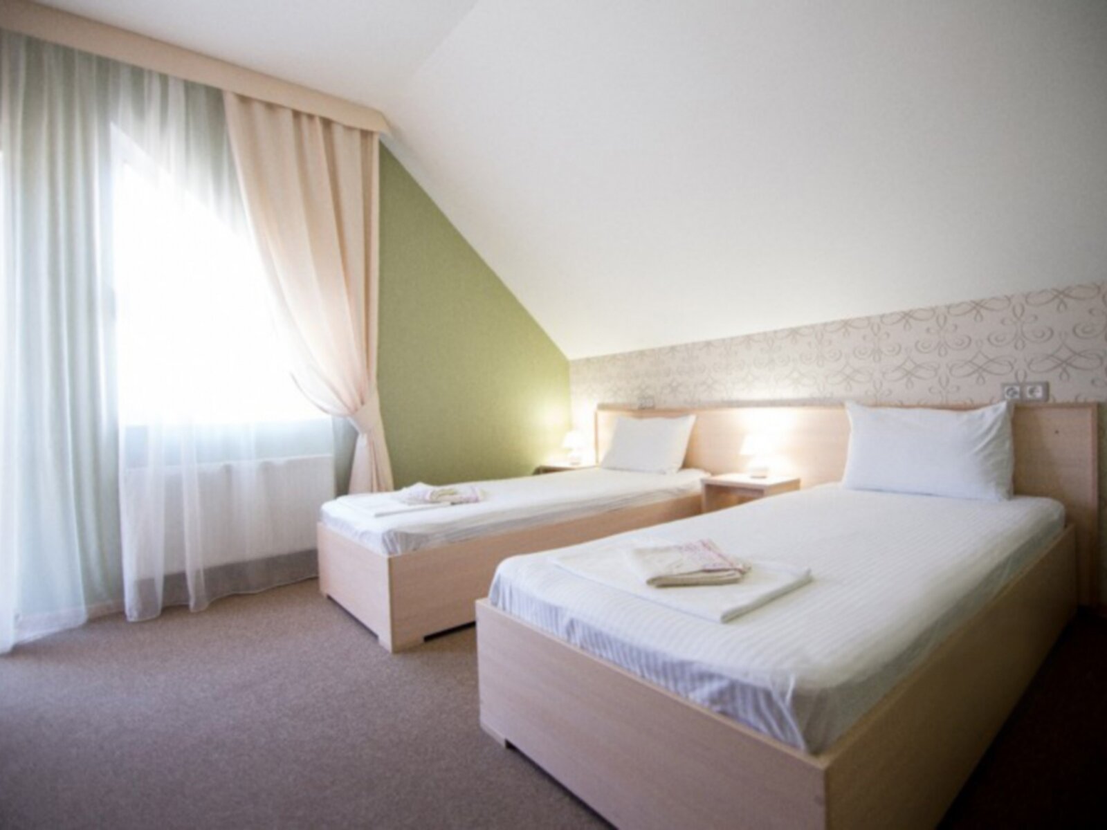 Бюджетный двухместный номер с 2 отдельными кроватями