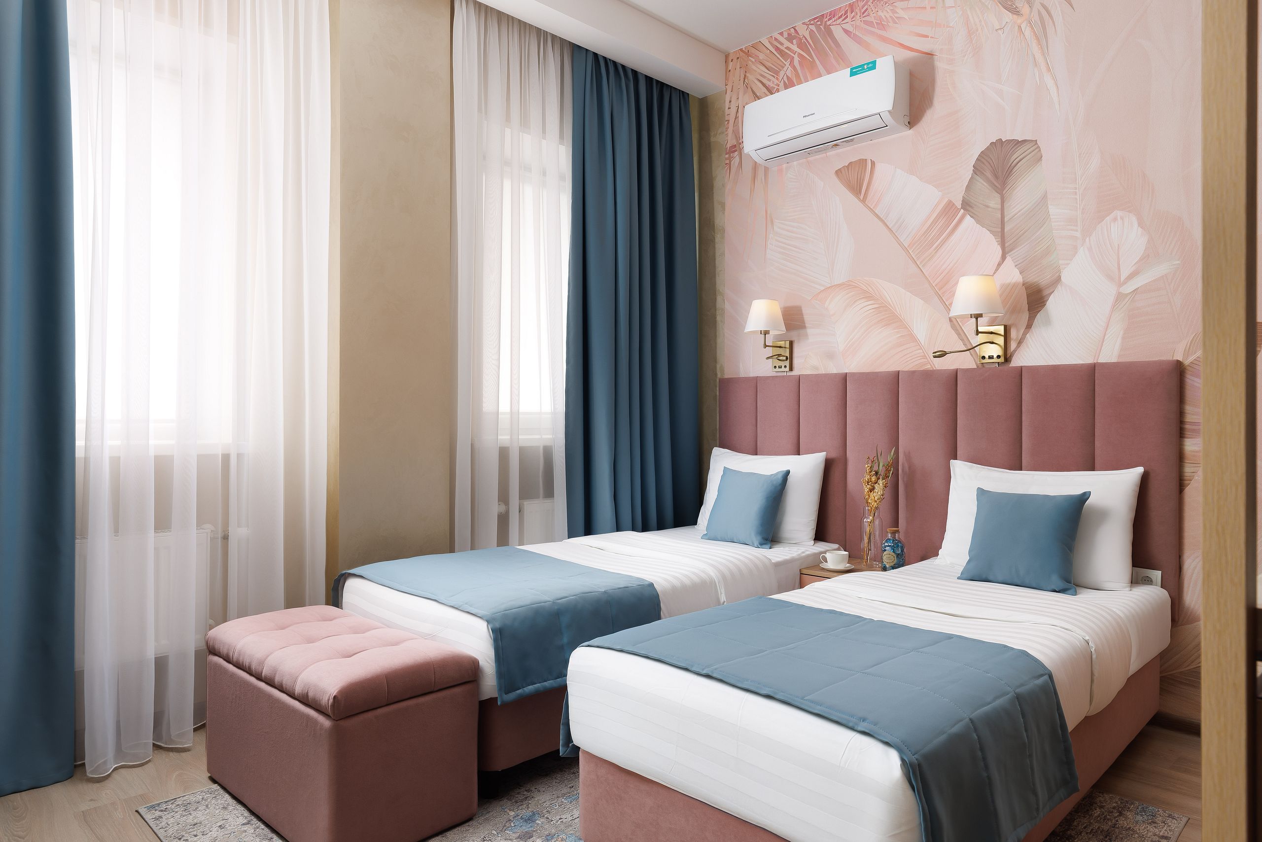 Стандартный двухместный номер с 1 кроватью или 2 отдельными кроватями