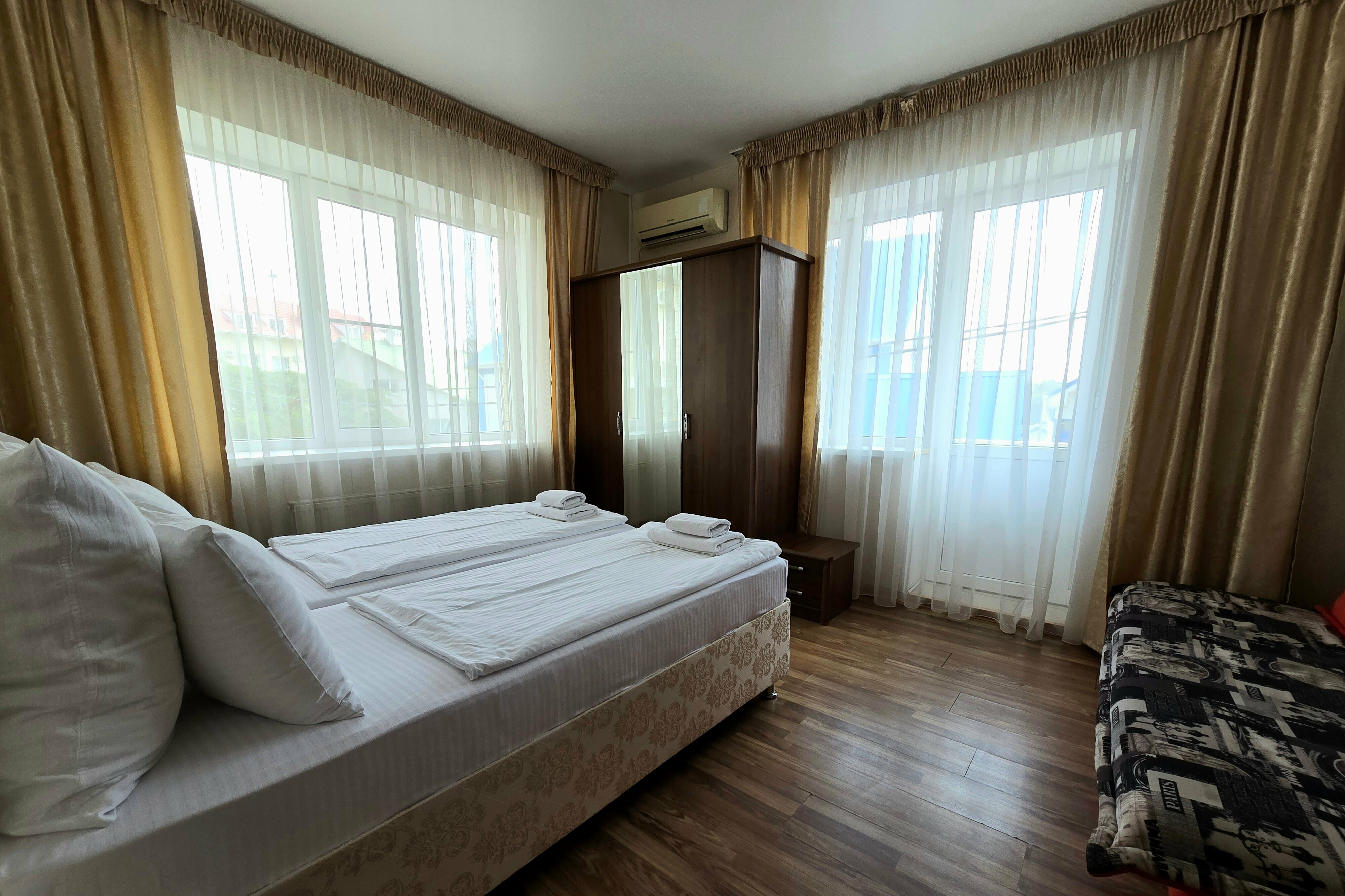 Апартаменты с кухней, стиральной машиной и  балконом