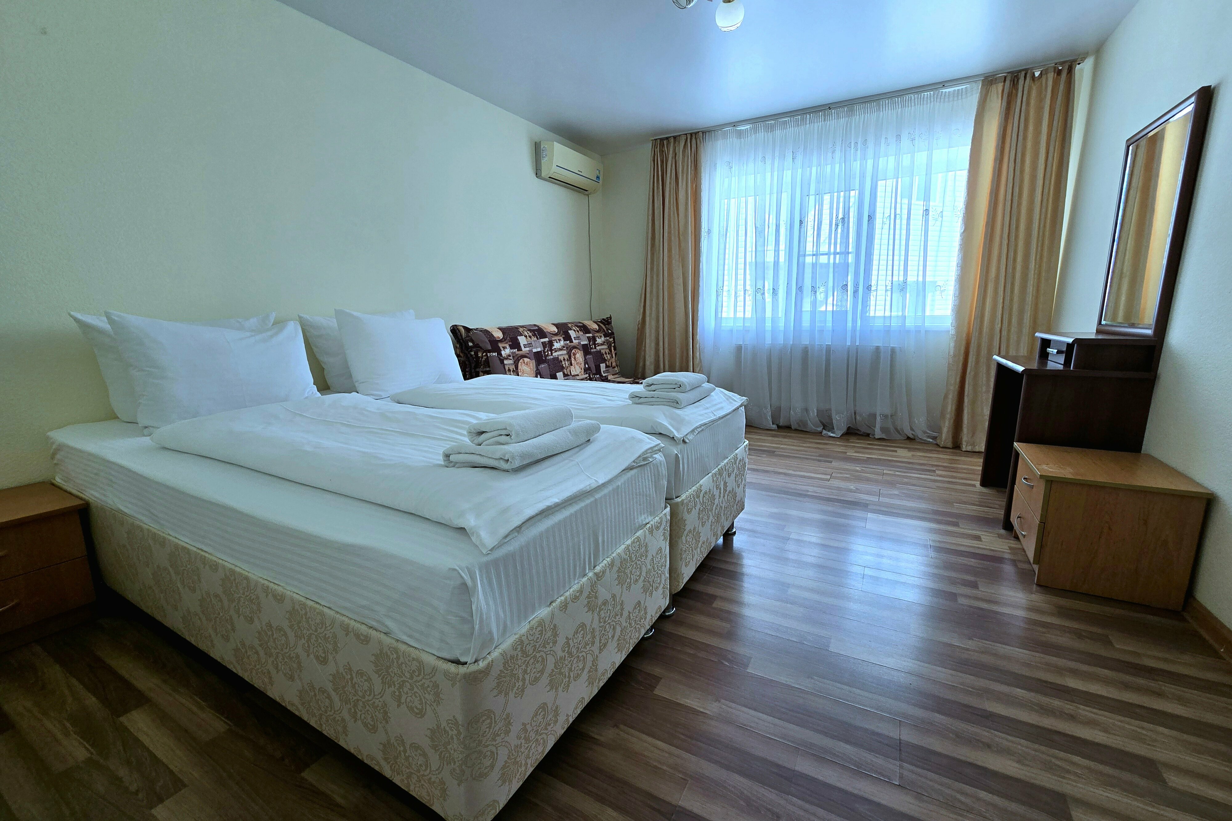 Номер с кухней и стиральной машиной без балкона