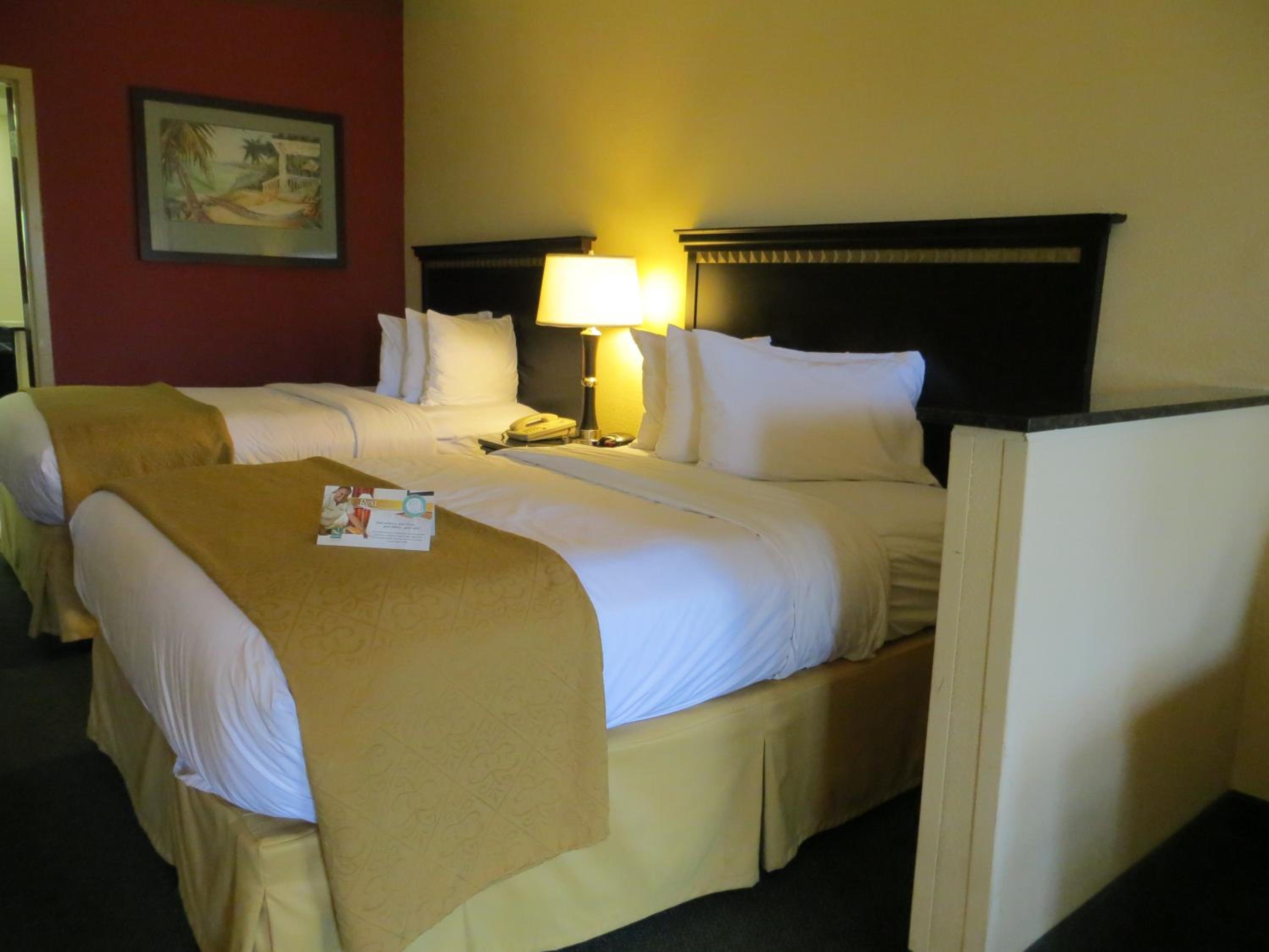 Suite with Two Double Beds with Sofa Bed - Pool View