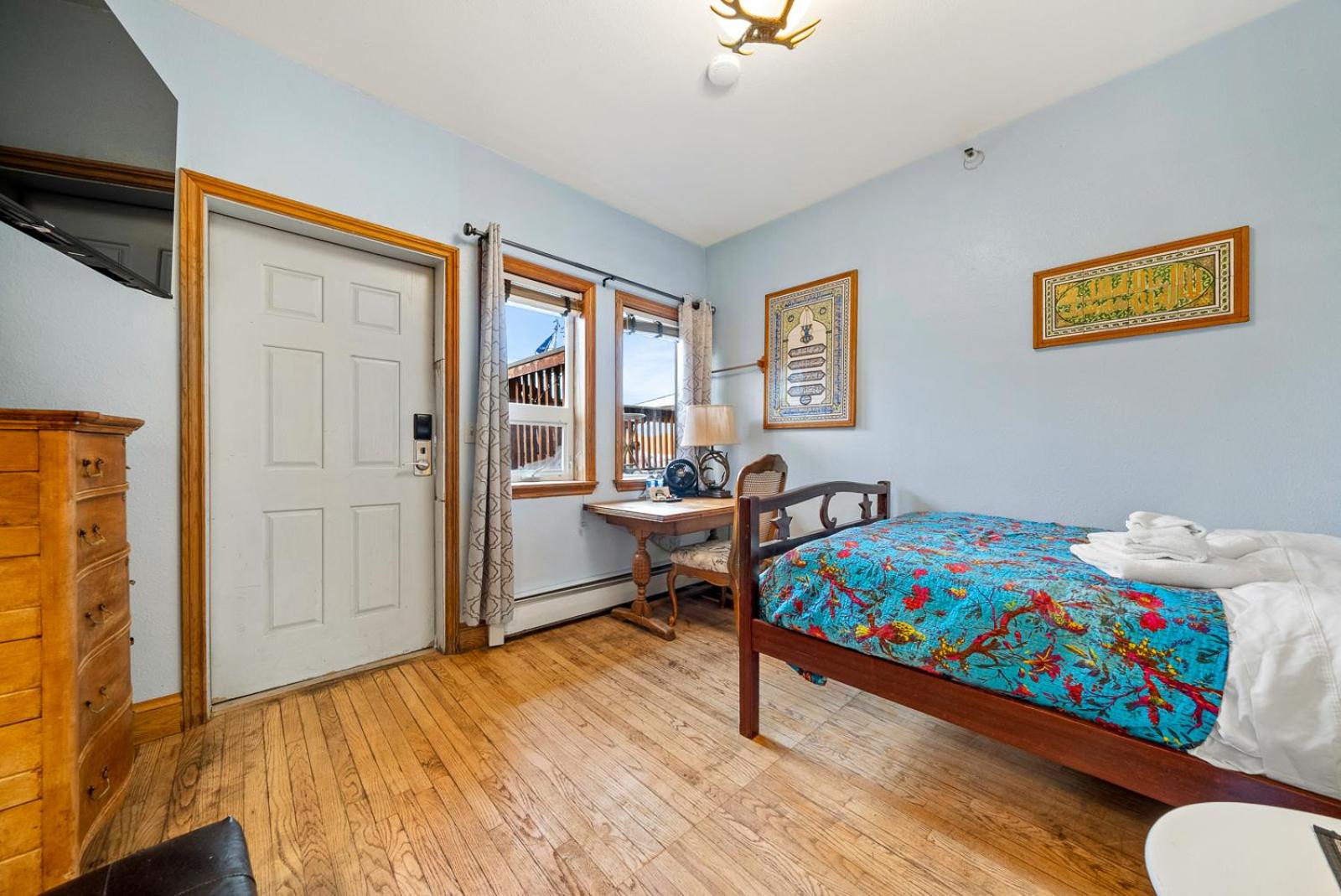 One Double Bed with Private Bathroom