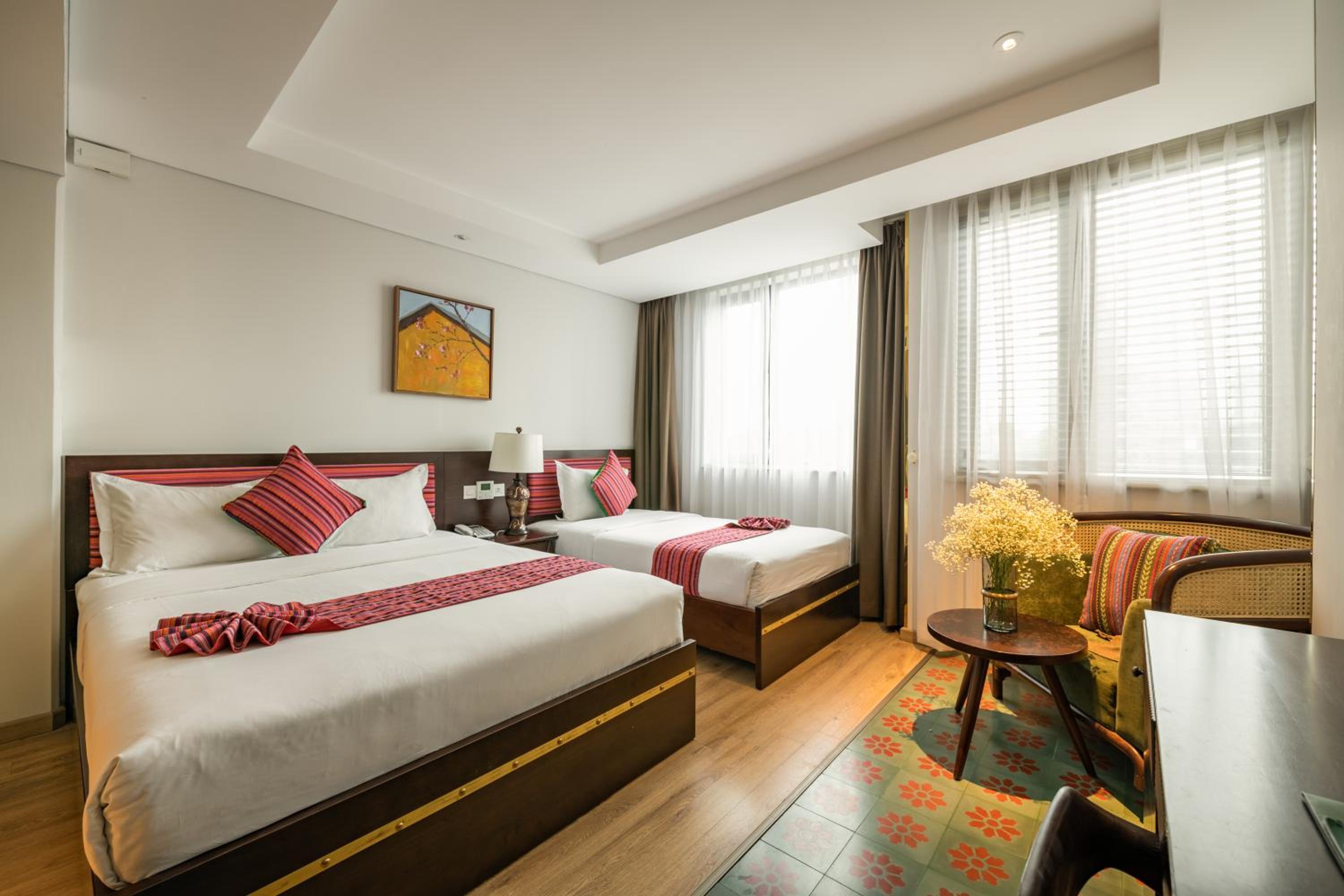 Executive Twin Room with City View + Afternoon Tea On Rooftop