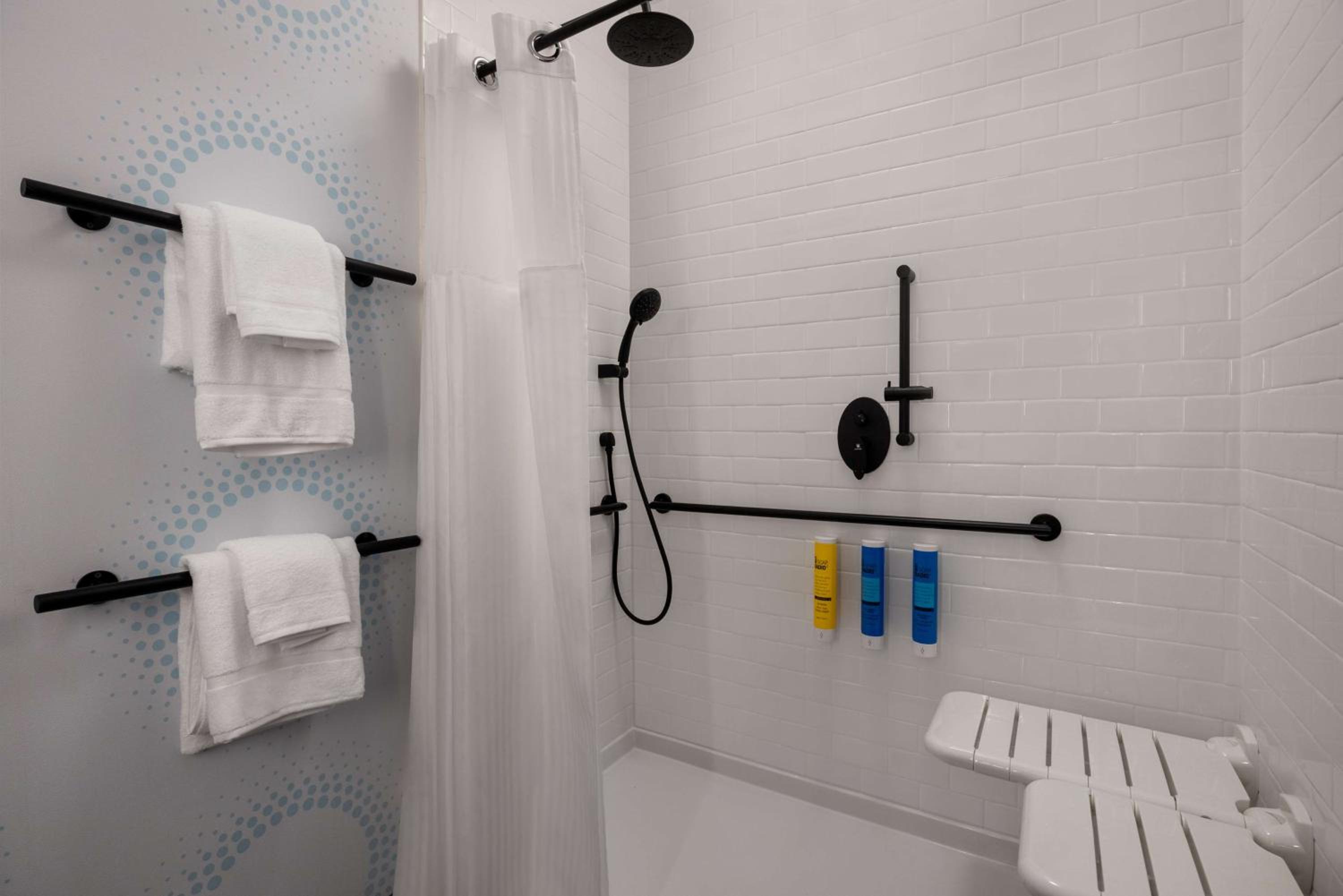 King Room with Roll-In Shower - Mobility and Hearing Access