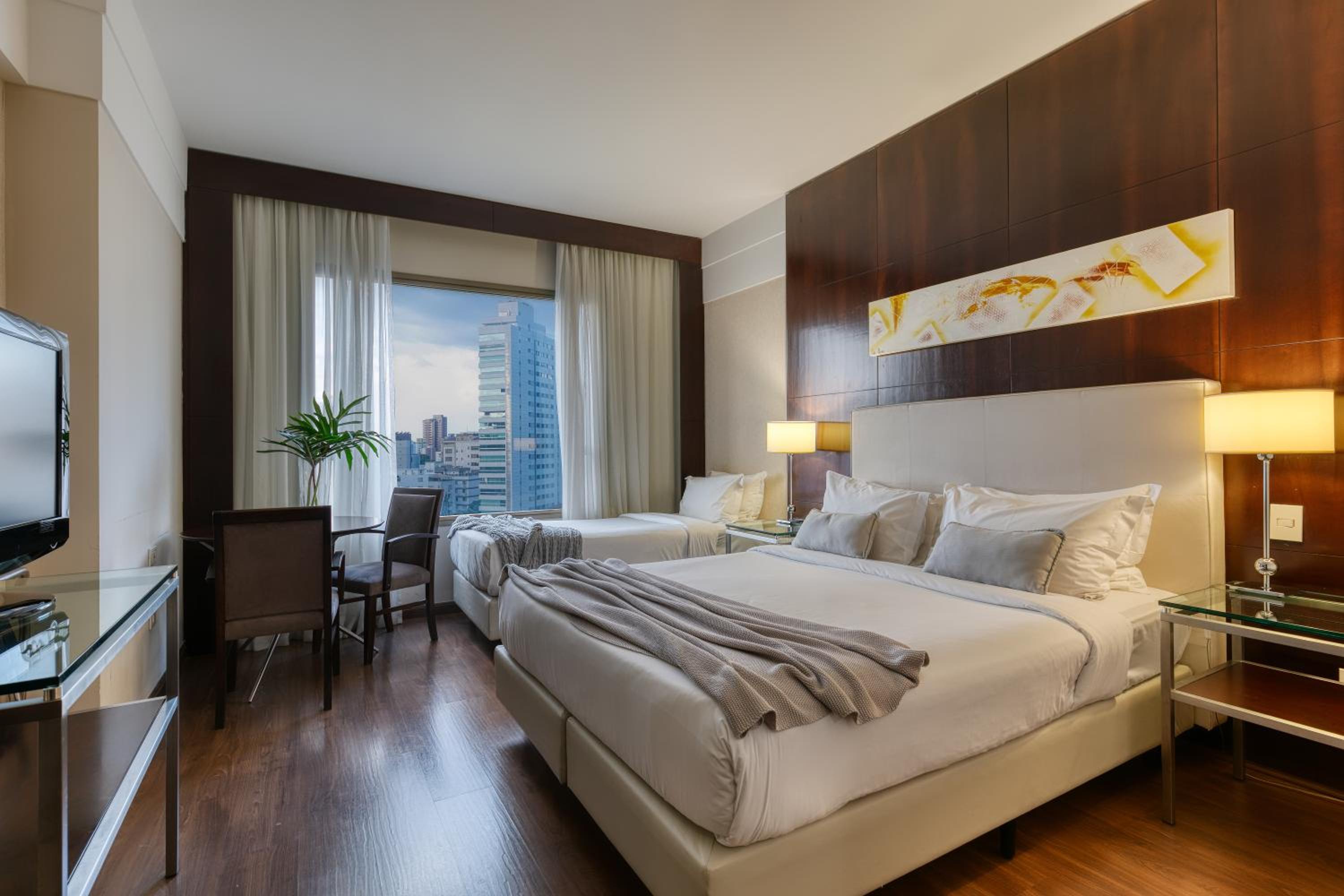 Classic Room with One Double Bed and One Single Bed