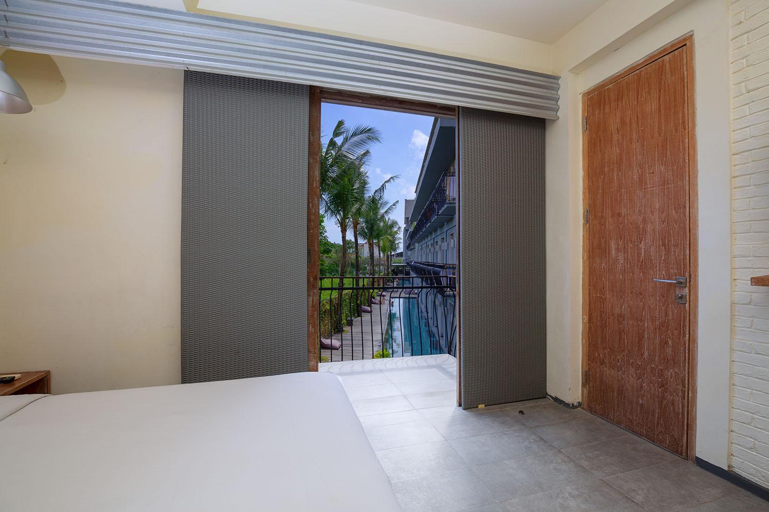 Family Room Balcony with Pool view