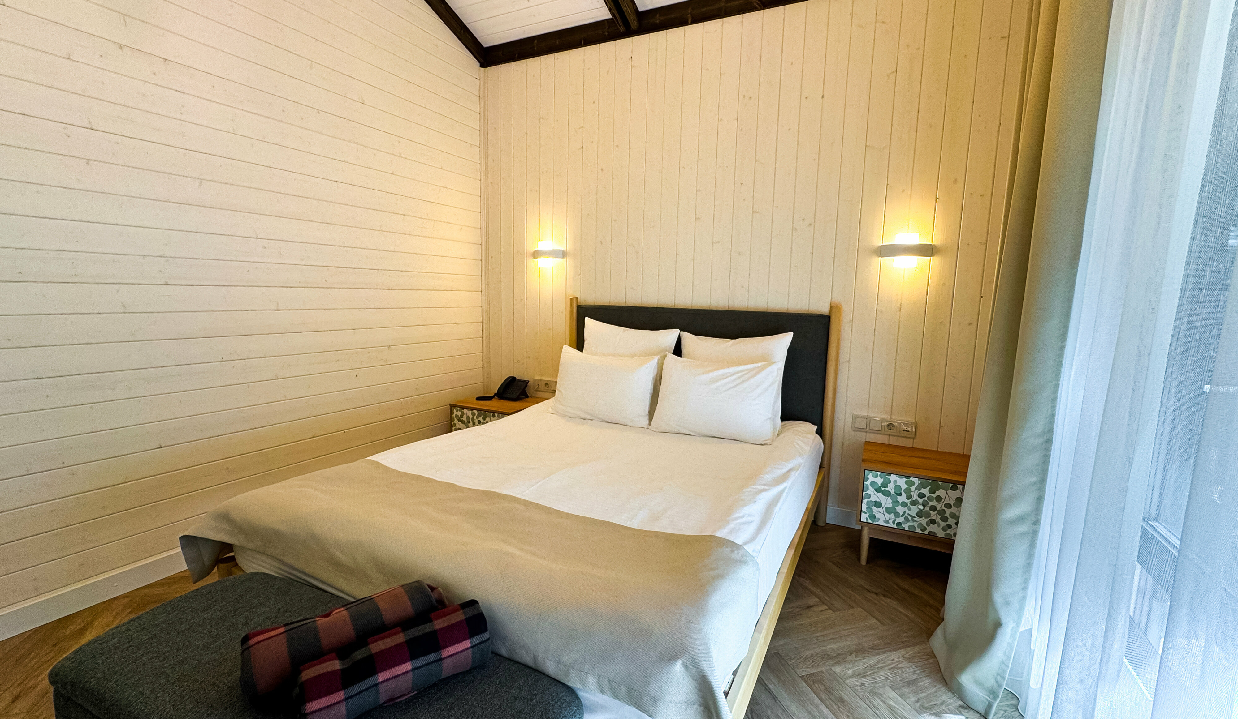 Двухместный номер с 1 кроватью и террасой