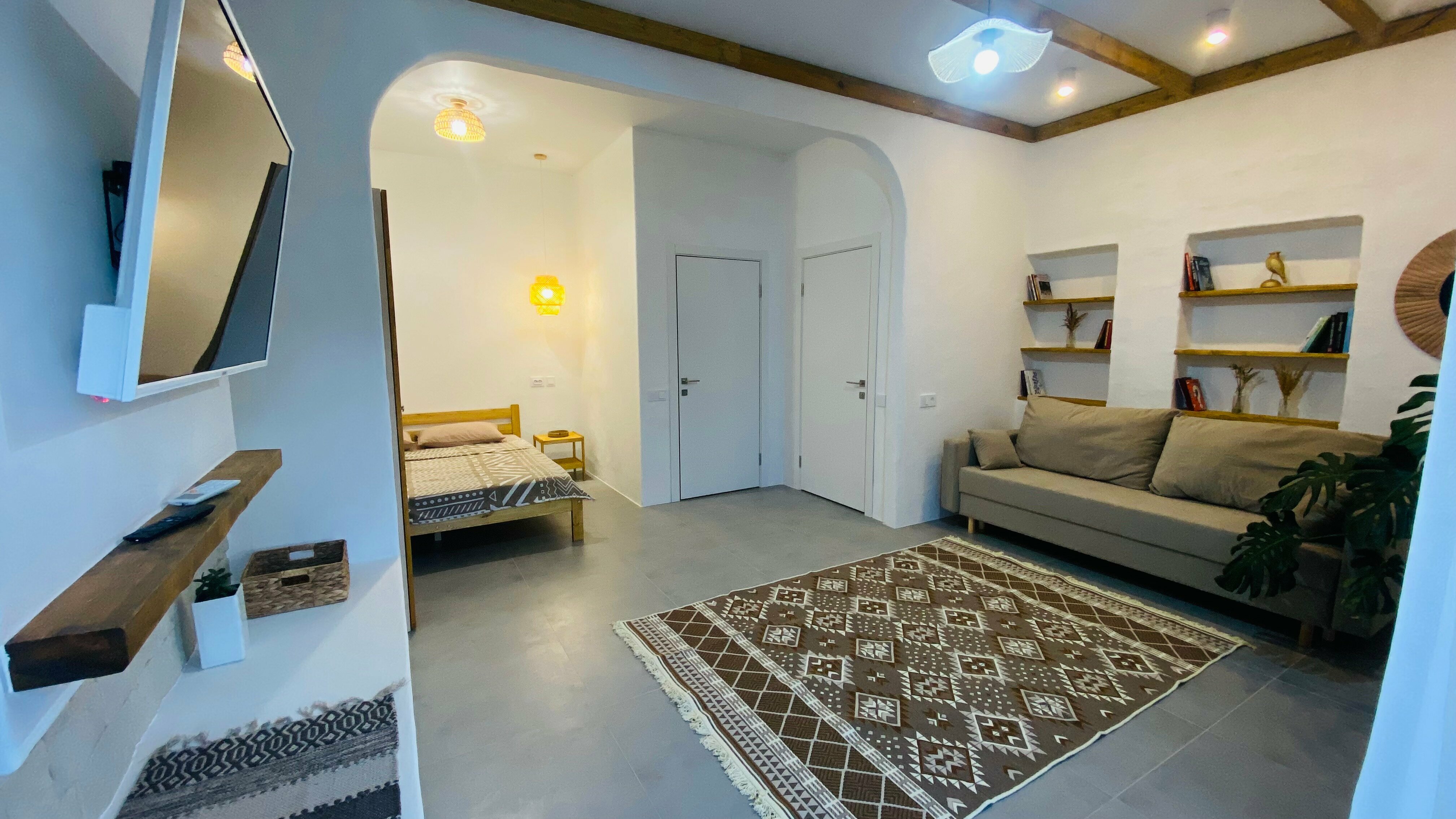 Четырехместный номер с видом на горы