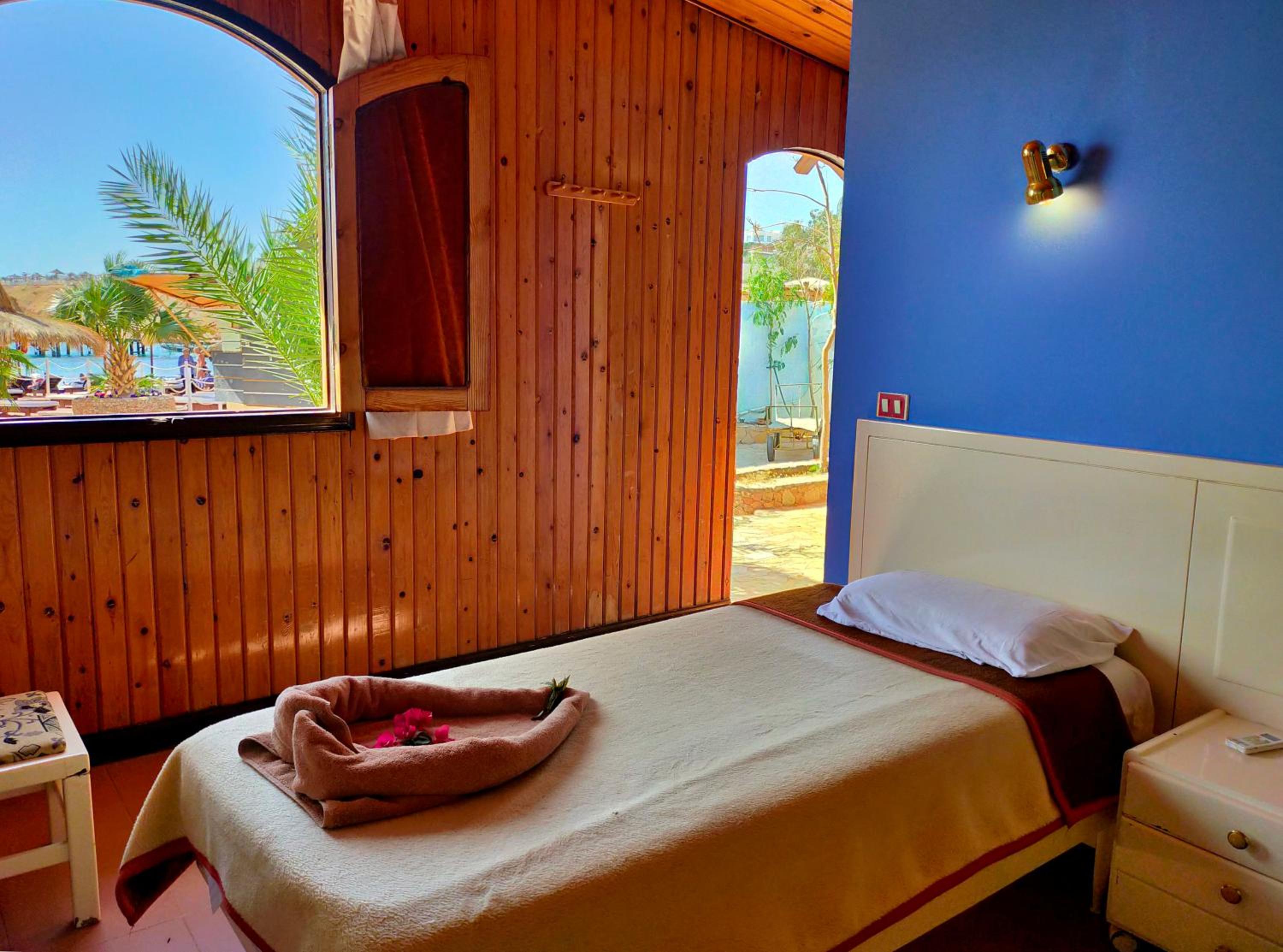 Wooden Beach Cabin Room