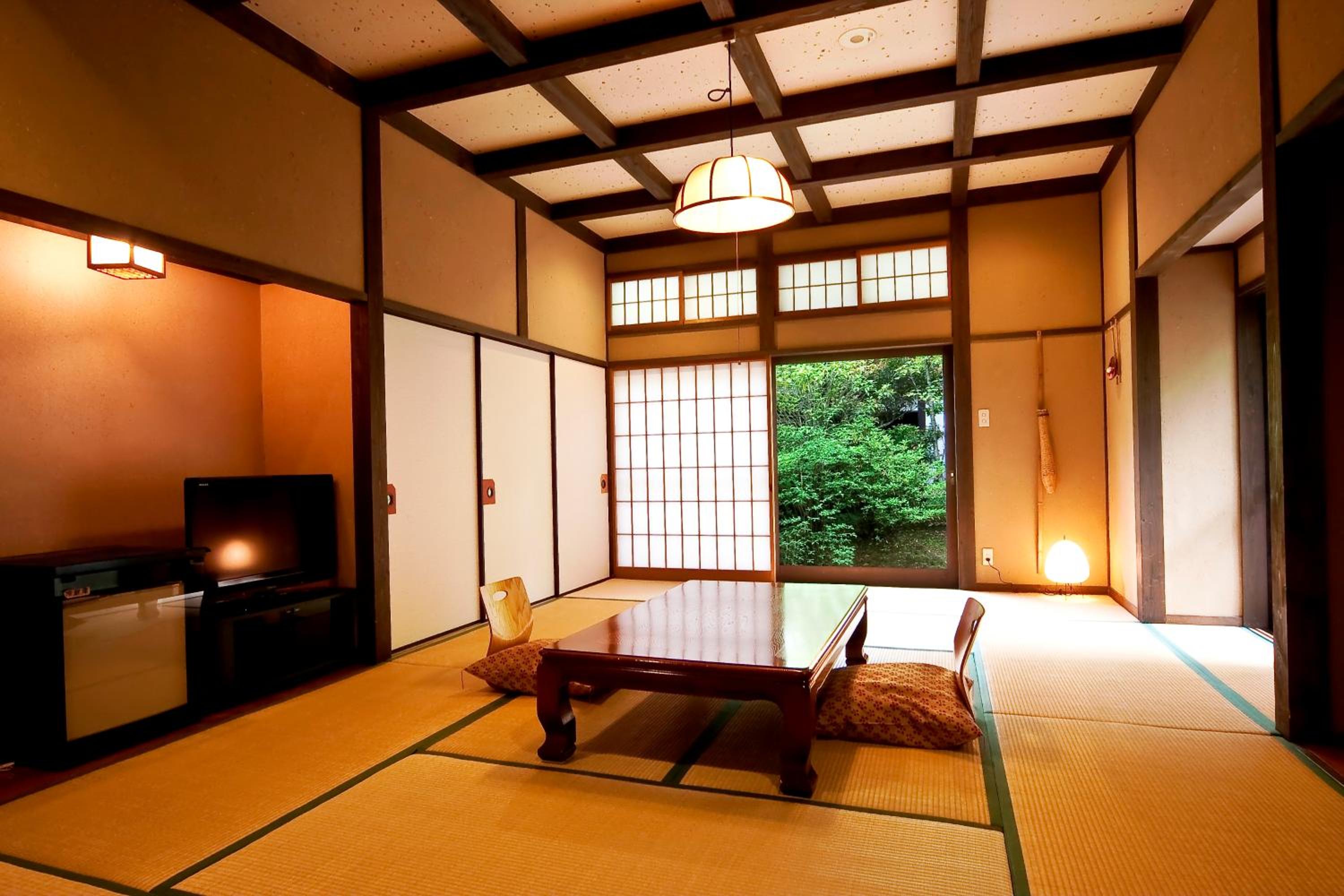 Japanese-Style Room with Open-Air Bath