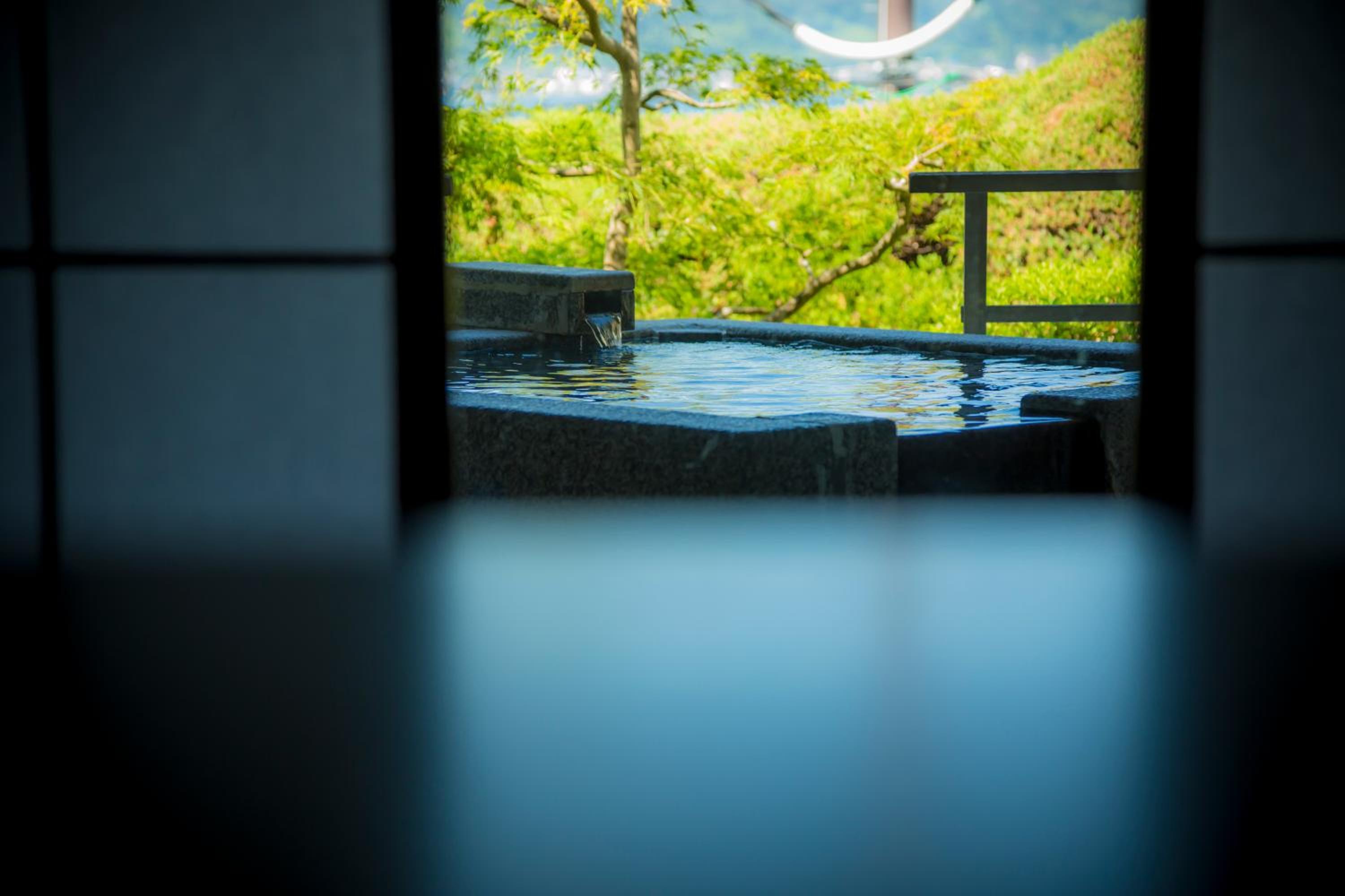 Japanese-Style Room with Open-Air Bath