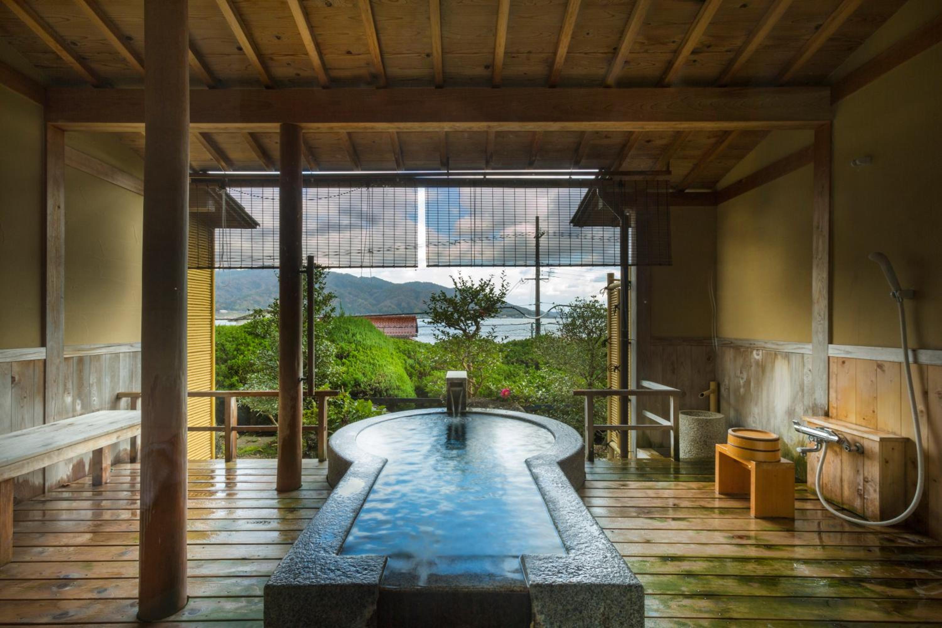 Japanese-Style Room with Open-Air Bath
