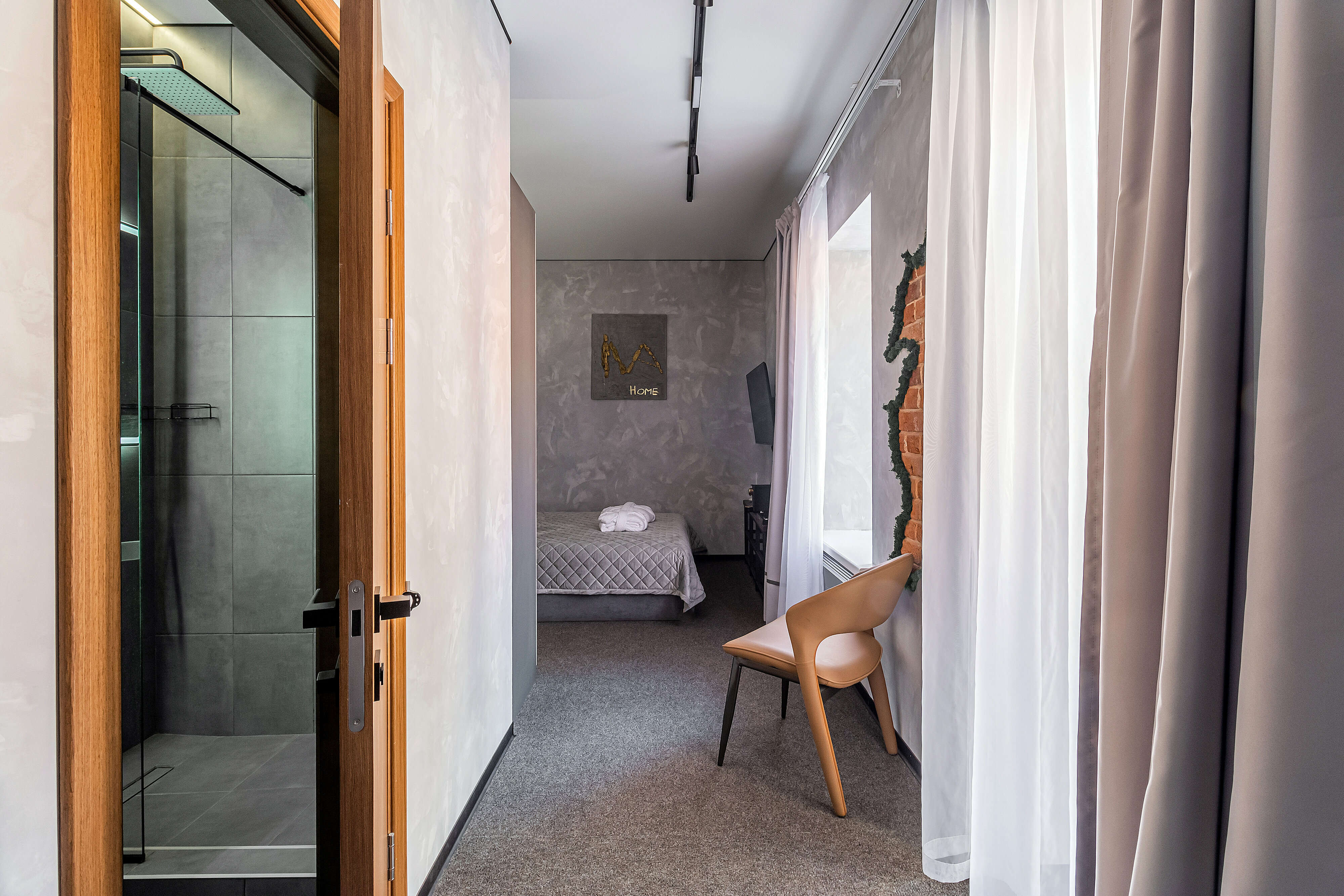 Двухместный номер с 1 кроватью и балконом