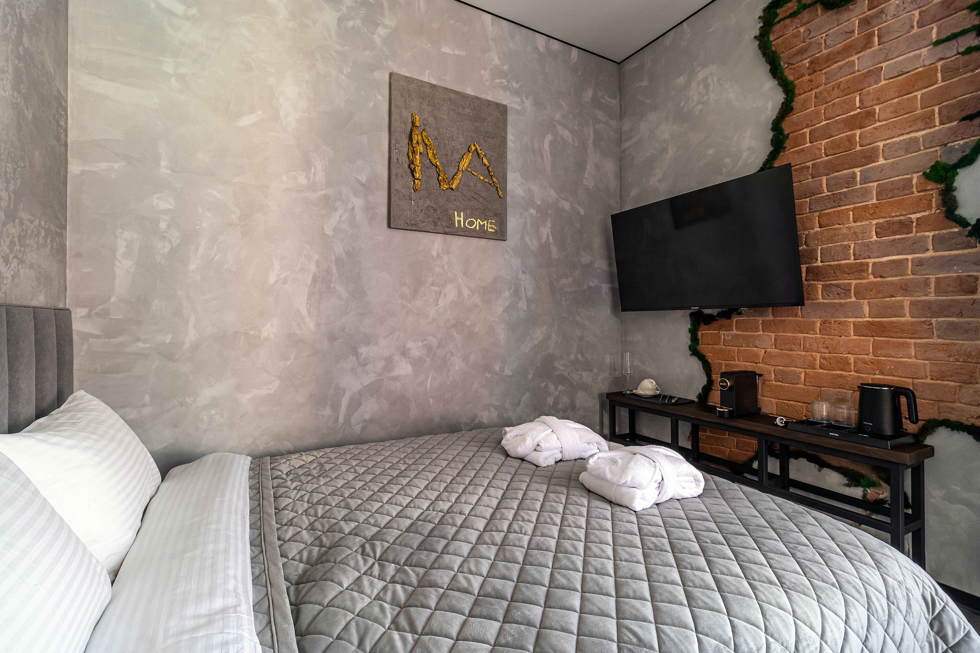 Двухместный номер с 1 кроватью и балконом