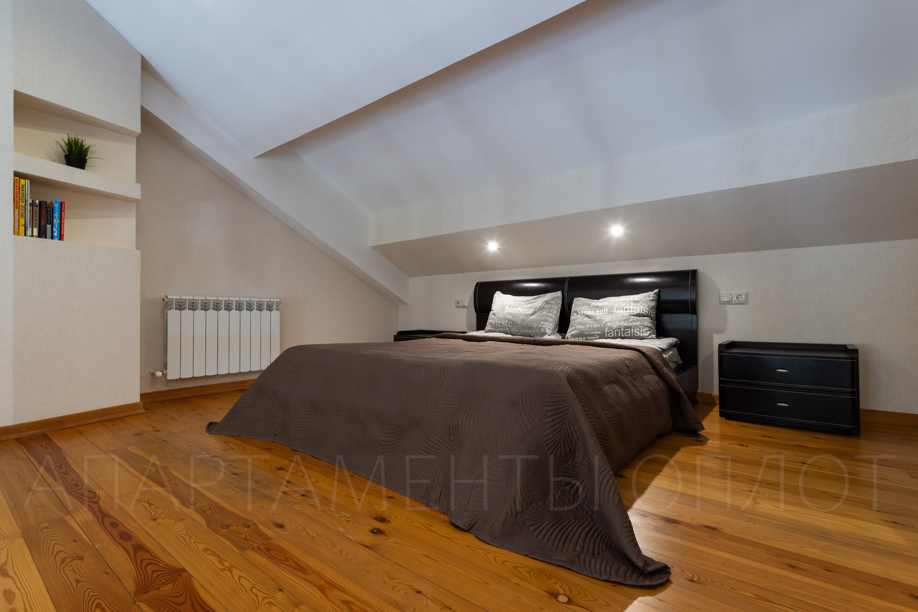 ДВУХУРОВНЕВЫЕ АПАРТАМЕНТЫ |№12 |  с балконом-фотостудией | 4 этаж