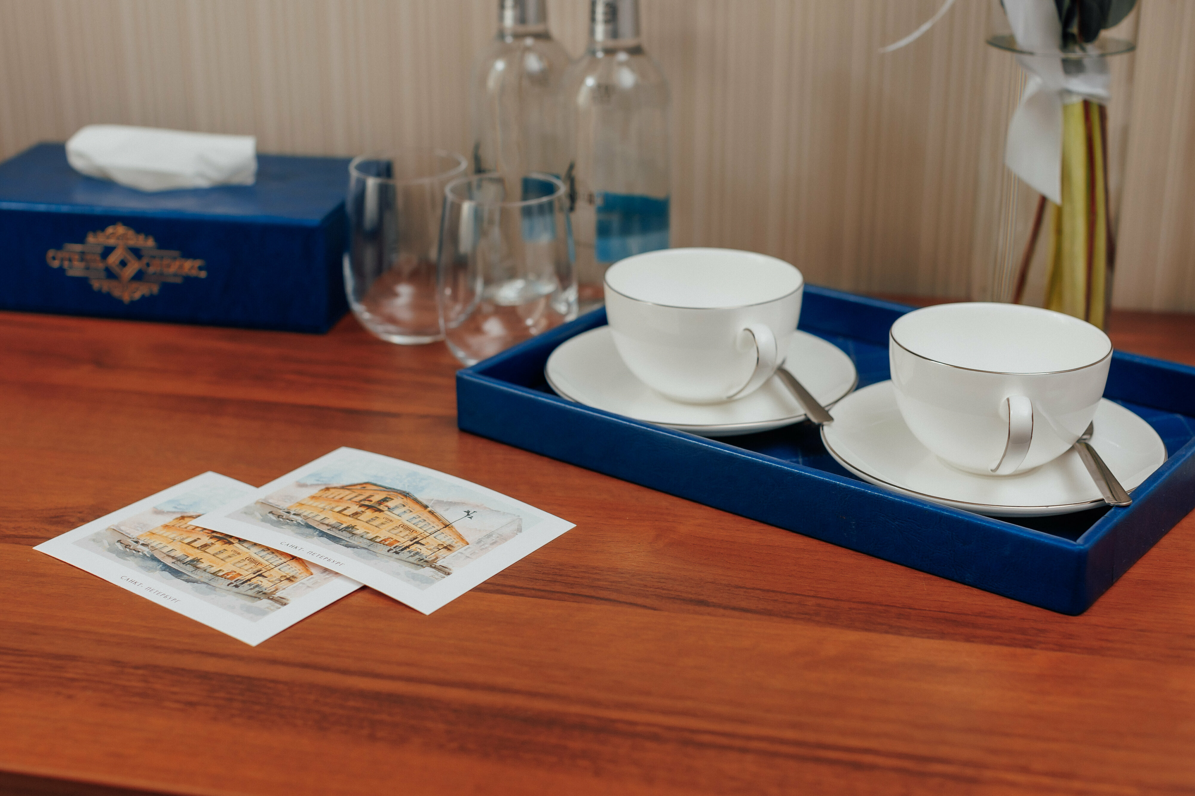 Комфорт видовой с балконом c 1 двуспальной или 2 отдельными кроватями