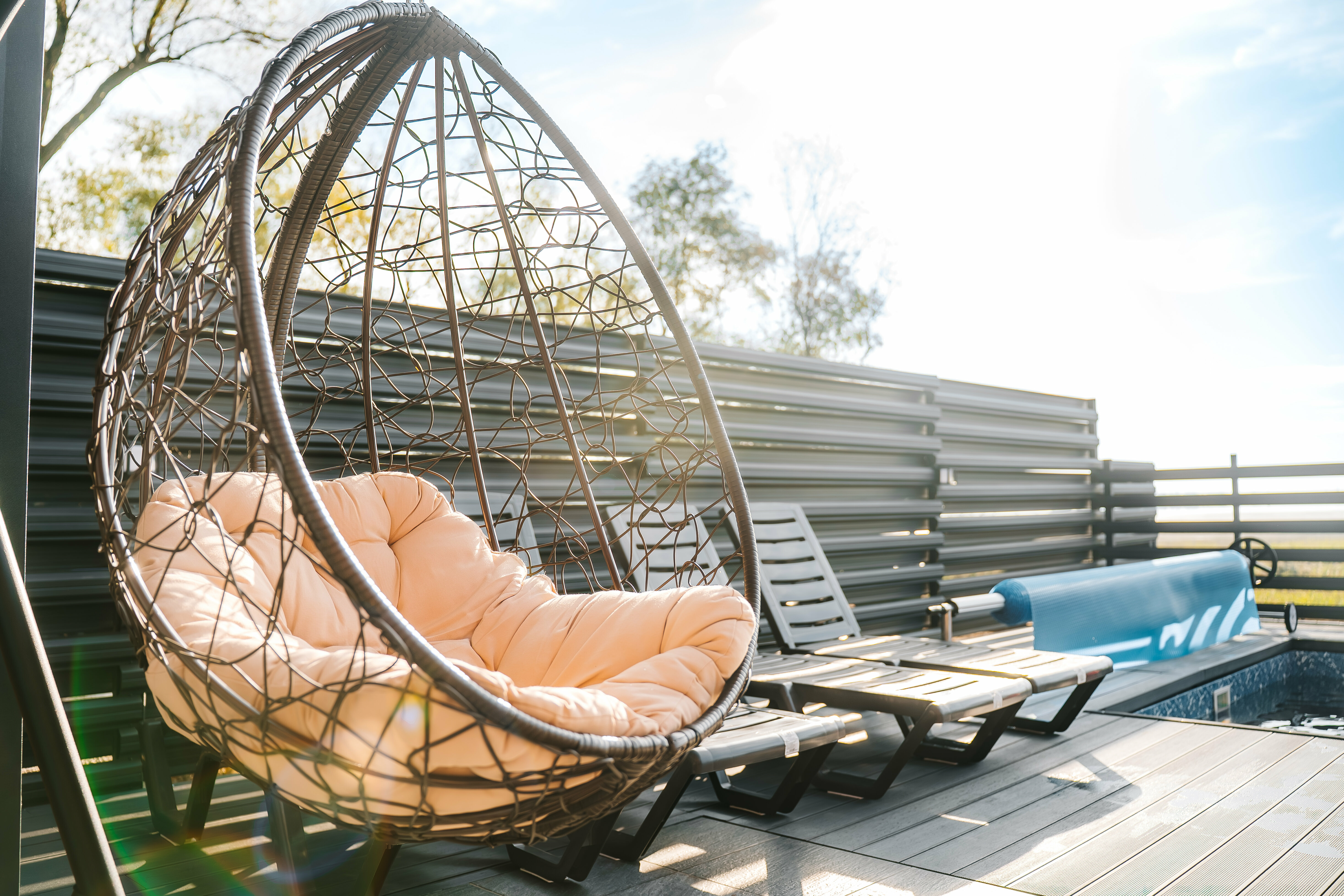 Дом  с горячим бассейном "ДЫХАНИЕ"